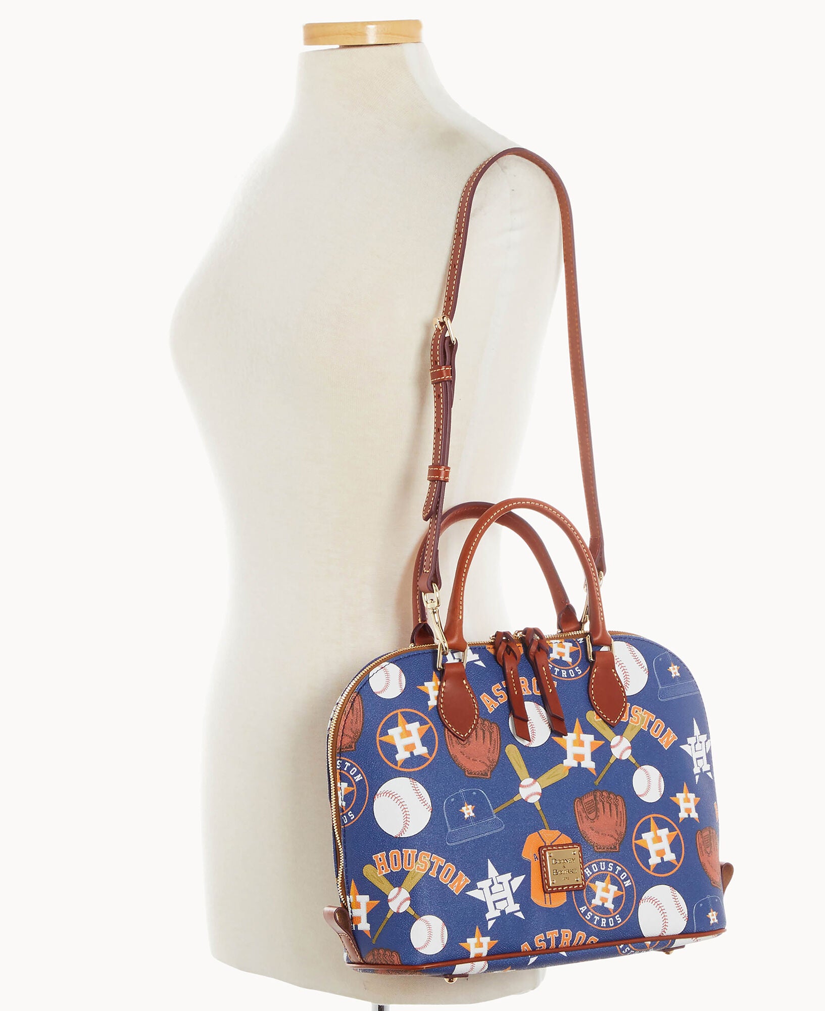 MLB Astros Zip Zip Satchel - Image 4