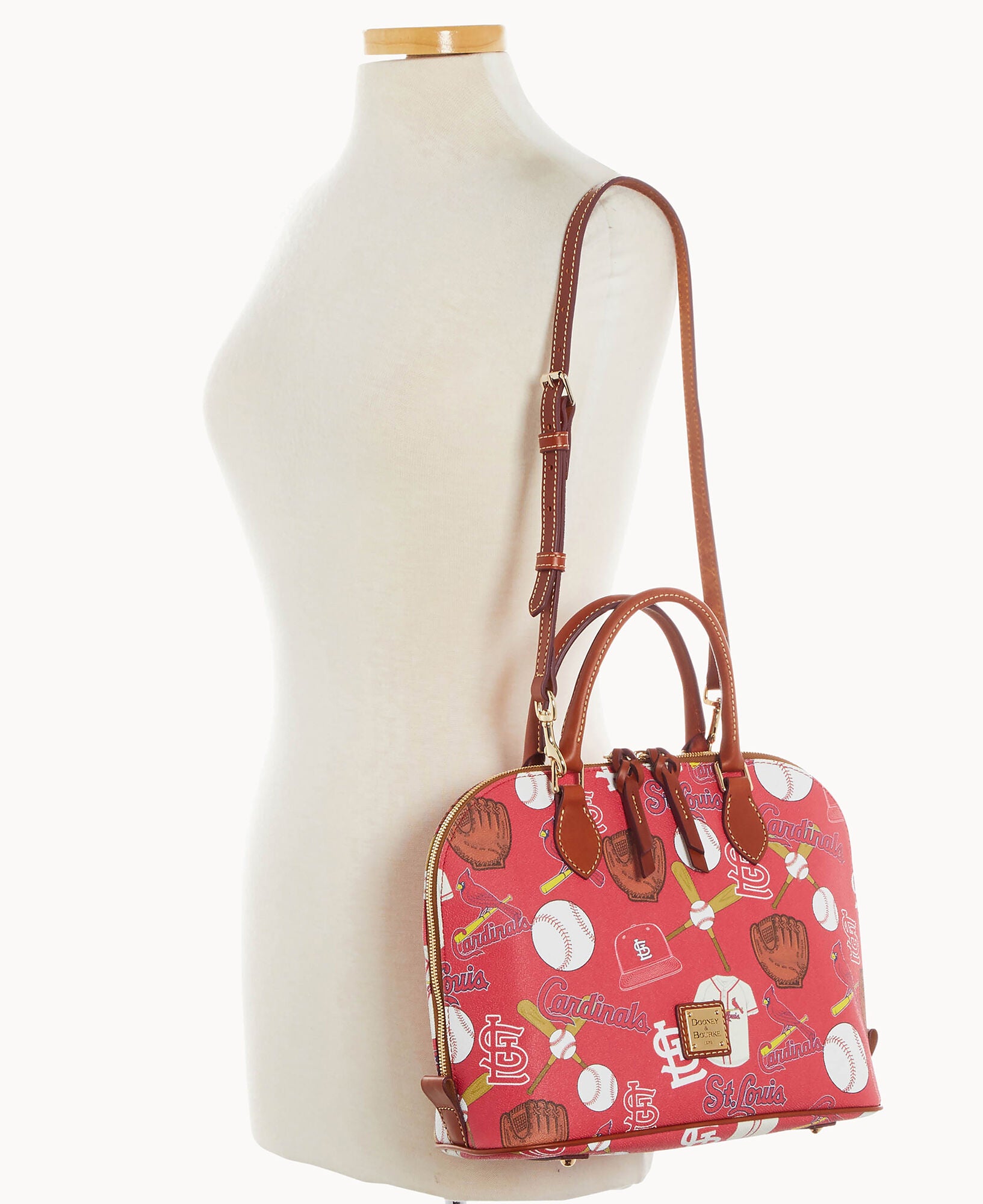 MLB Cardinals Zip Zip Satchel - Image 4