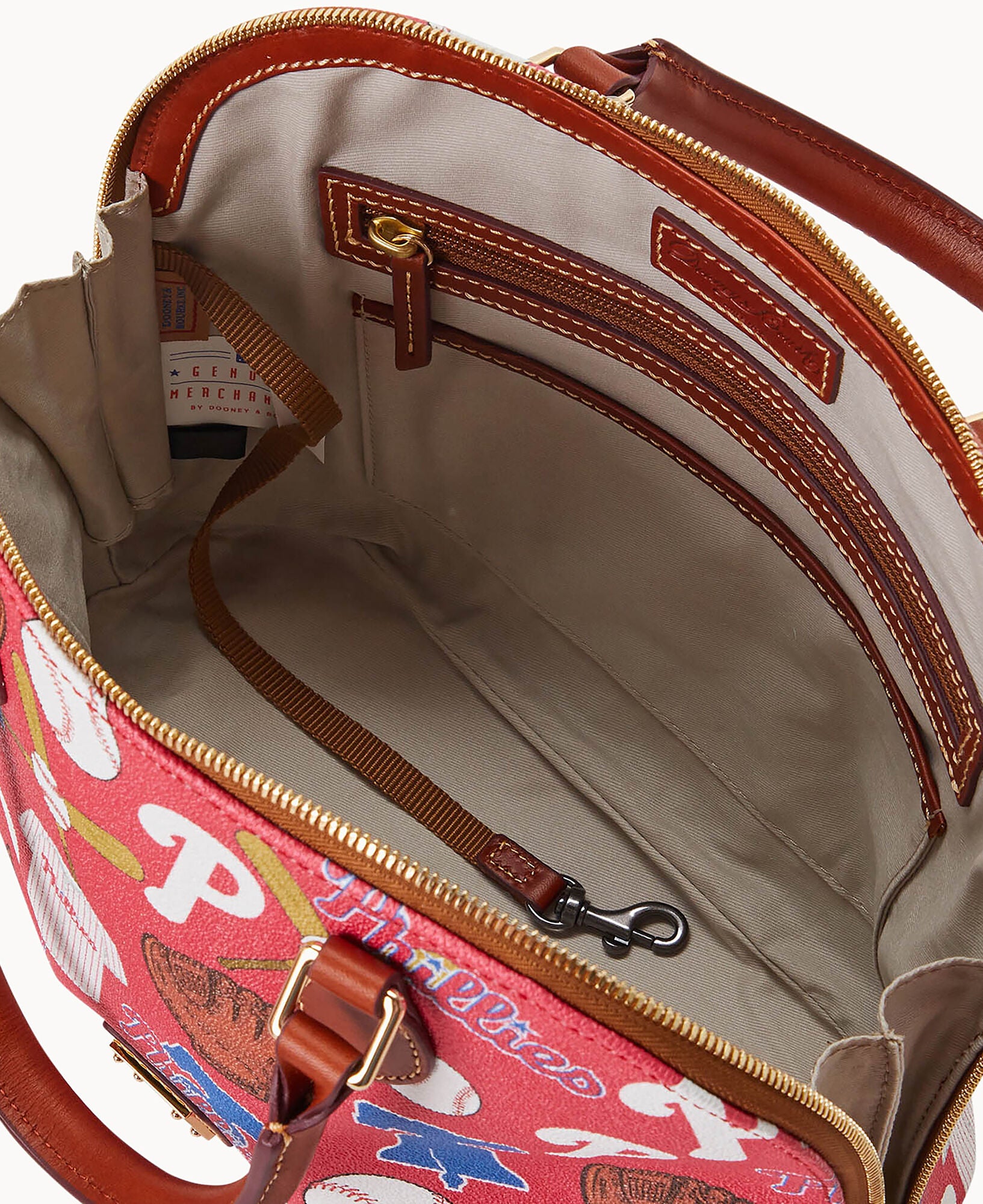 MLB Phillies Zip Zip Satchel - Image 3