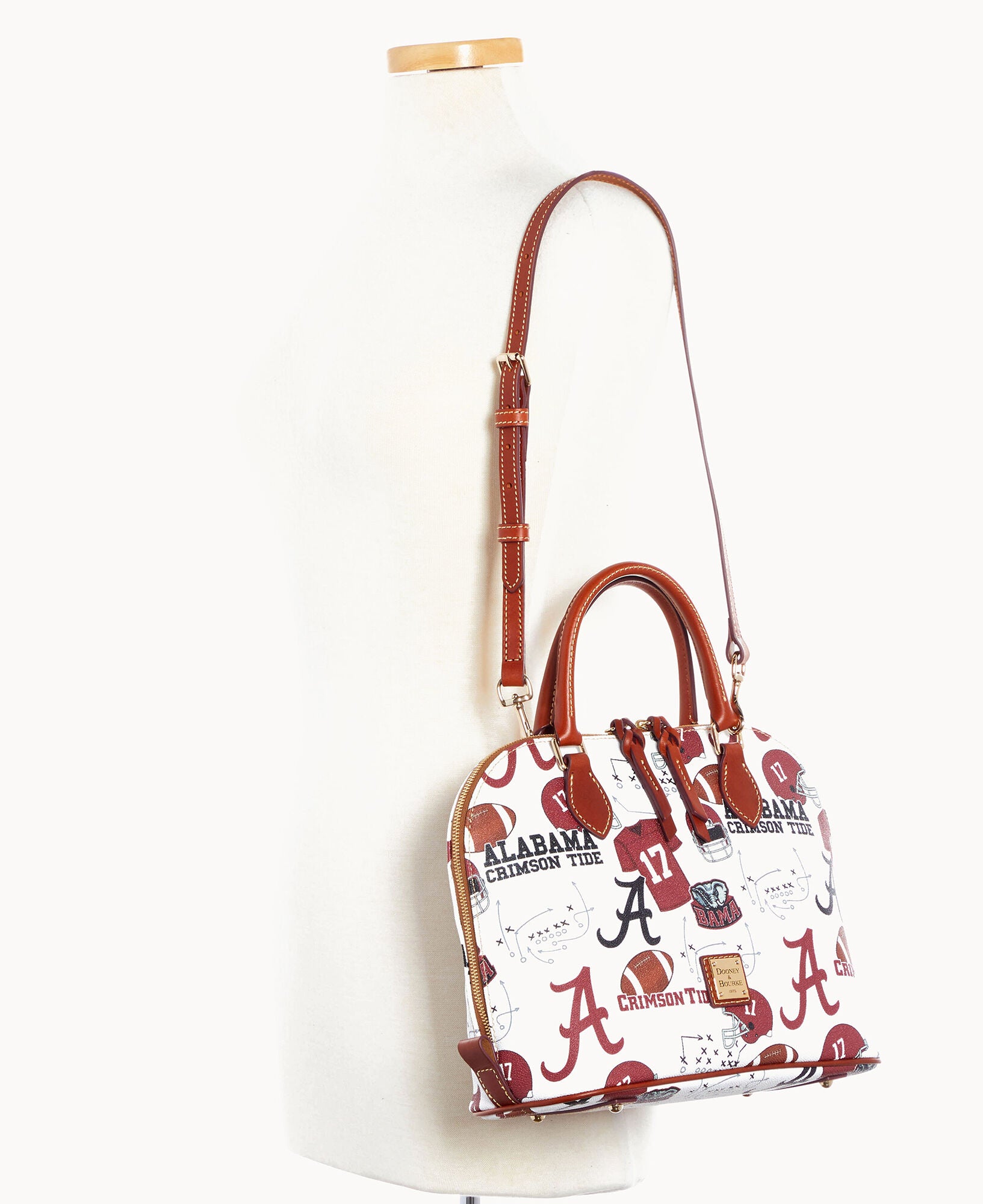 Collegiate University of Alabama Zip Zip Satchel - Image 8