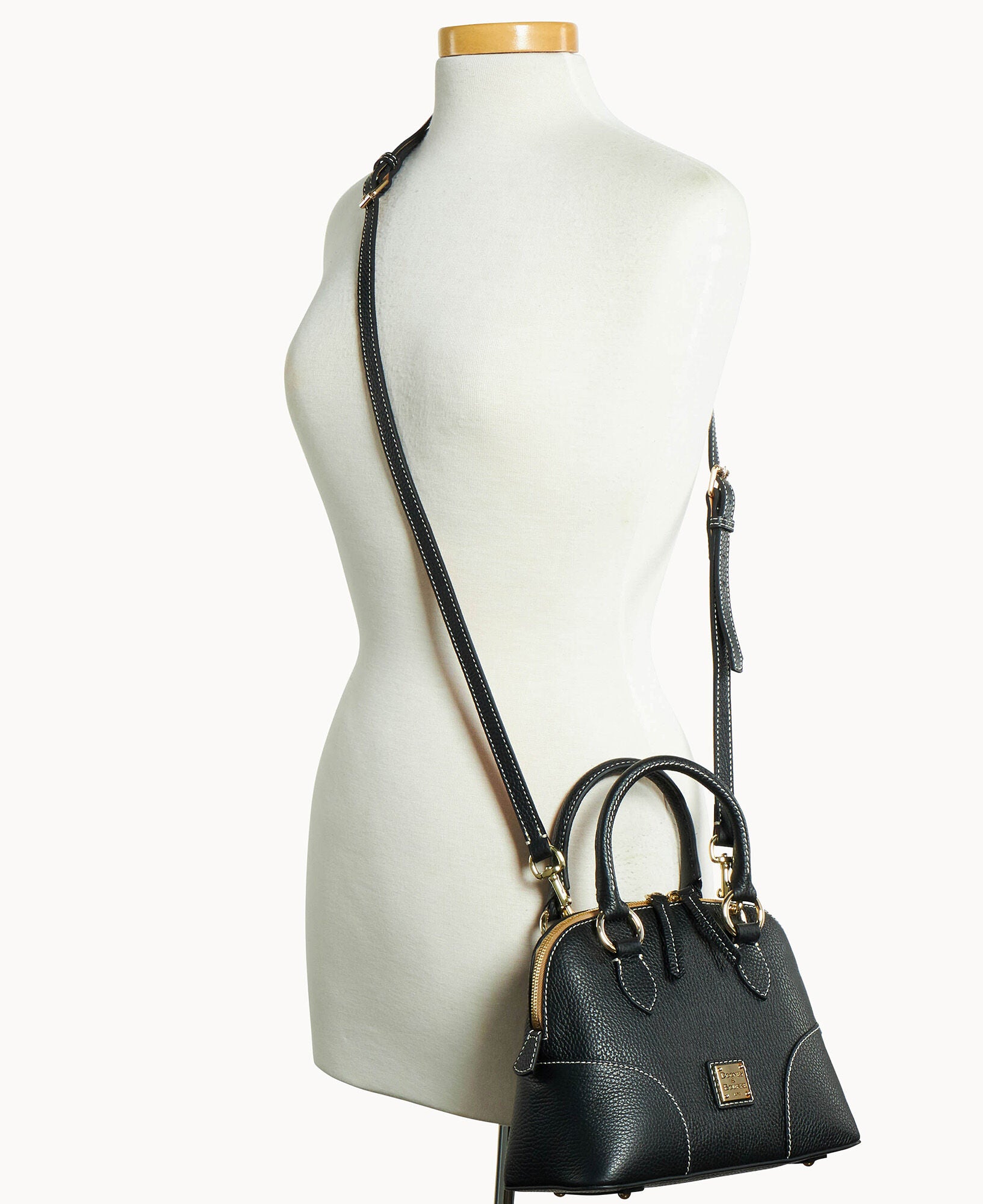 Lucca Leather Small Satchel - Image 4