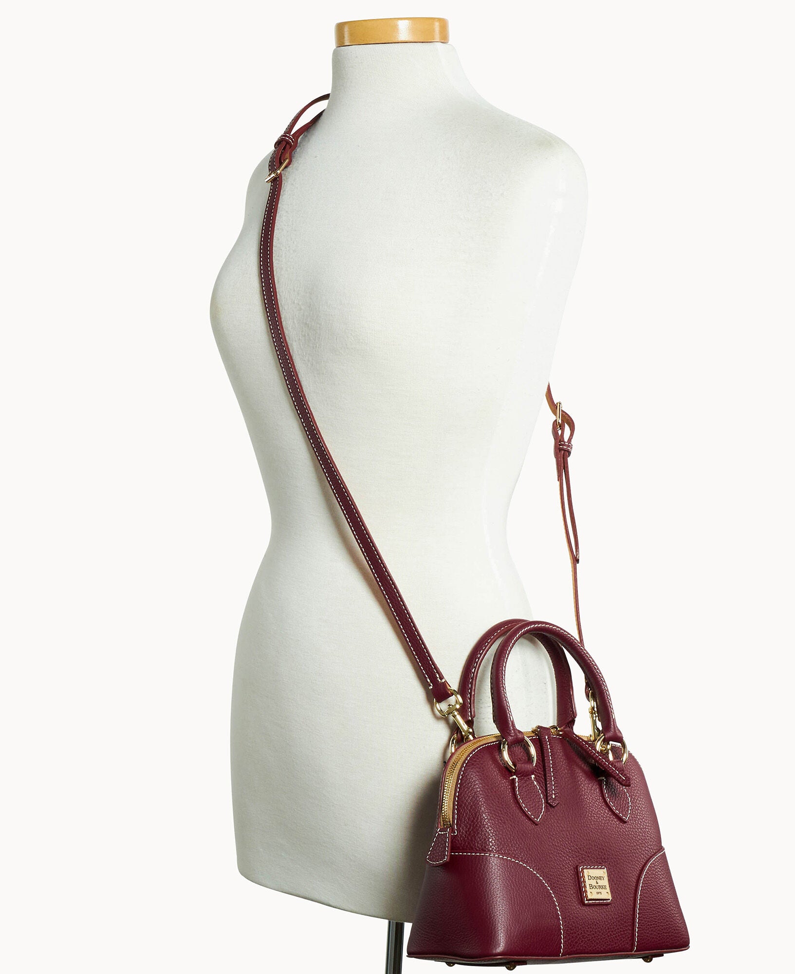 Lucca Leather Small Satchel - Image 12