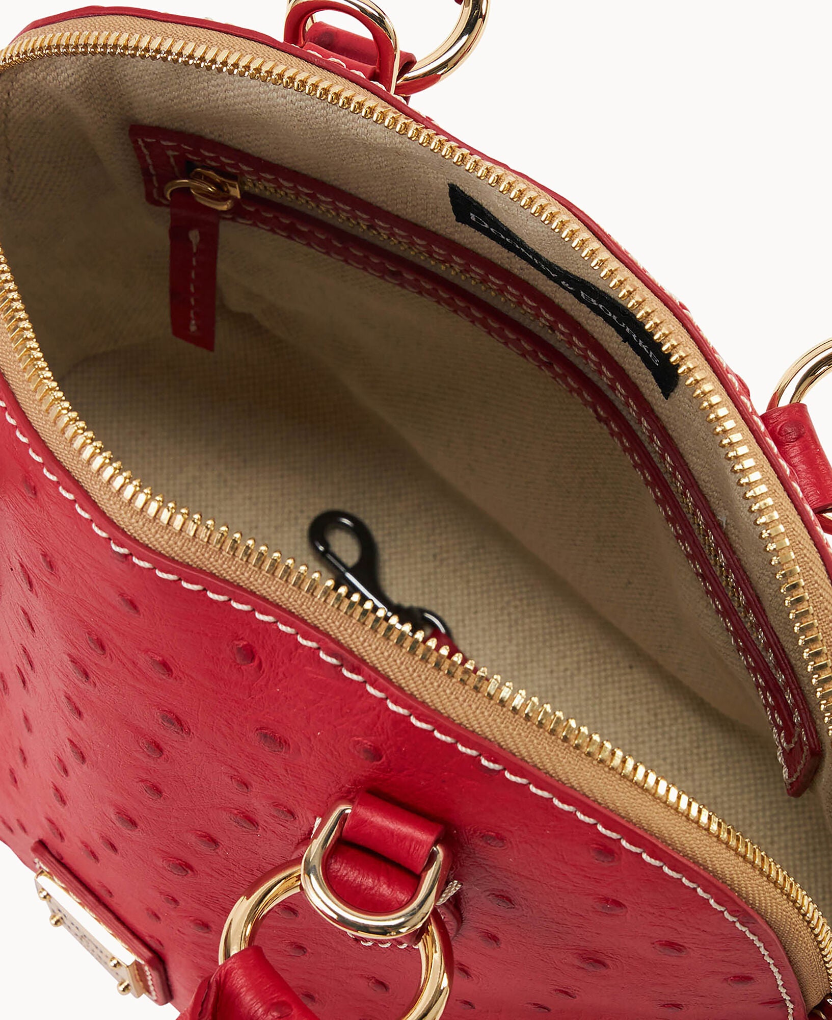 Ostrich Small Satchel - Image 7