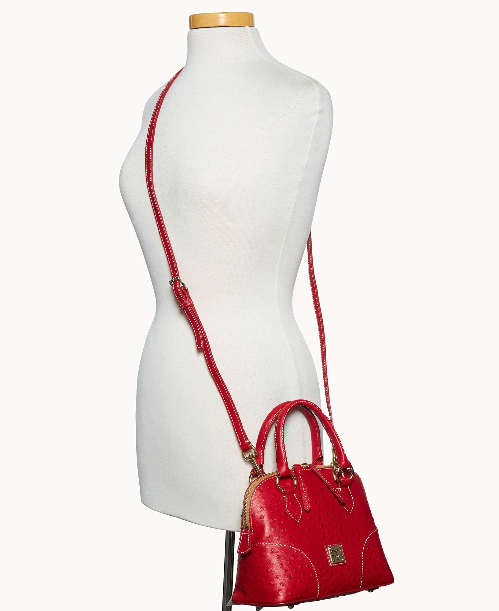 Ostrich Small Satchel - Image 8