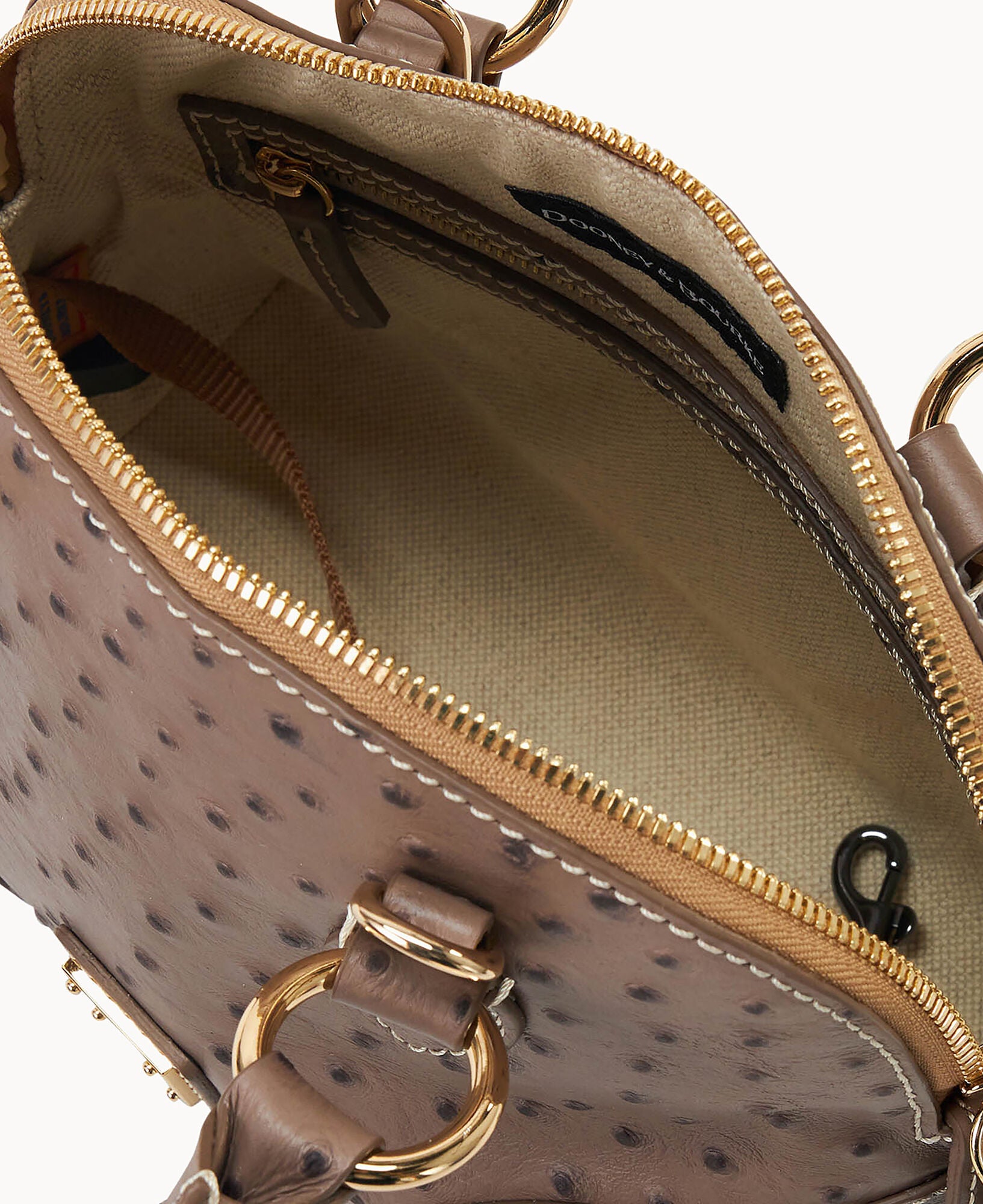 Ostrich Small Satchel - Image 11