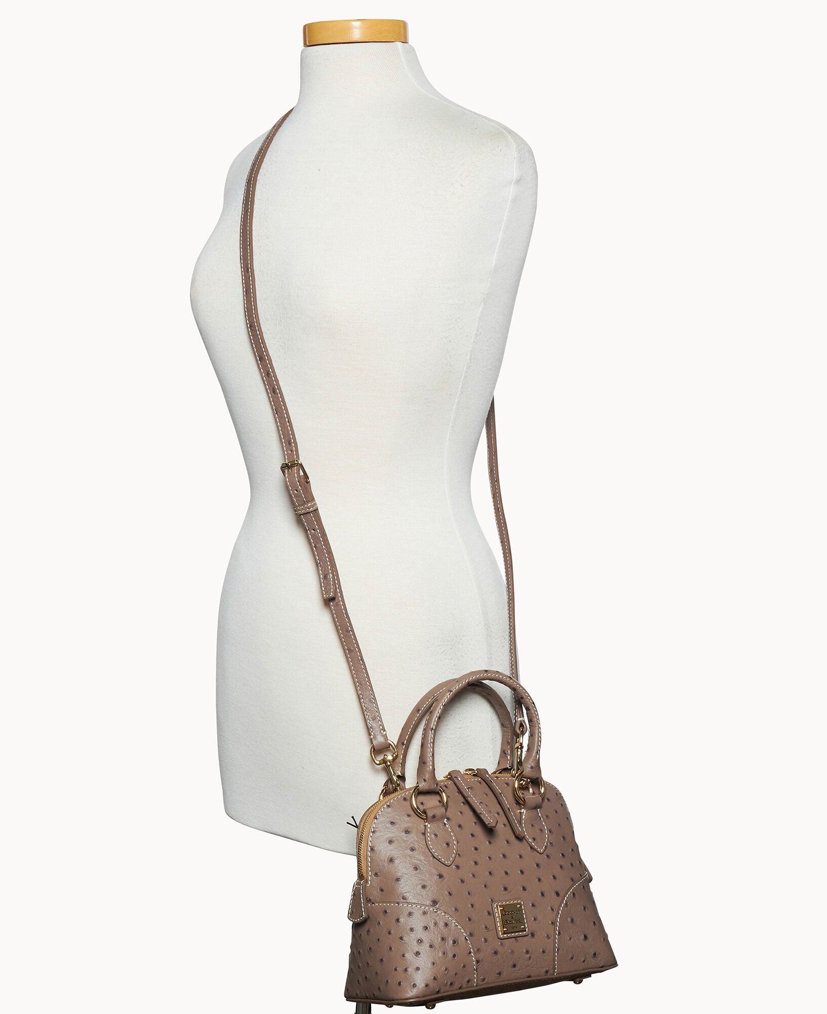 Ostrich Small Satchel - Image 12