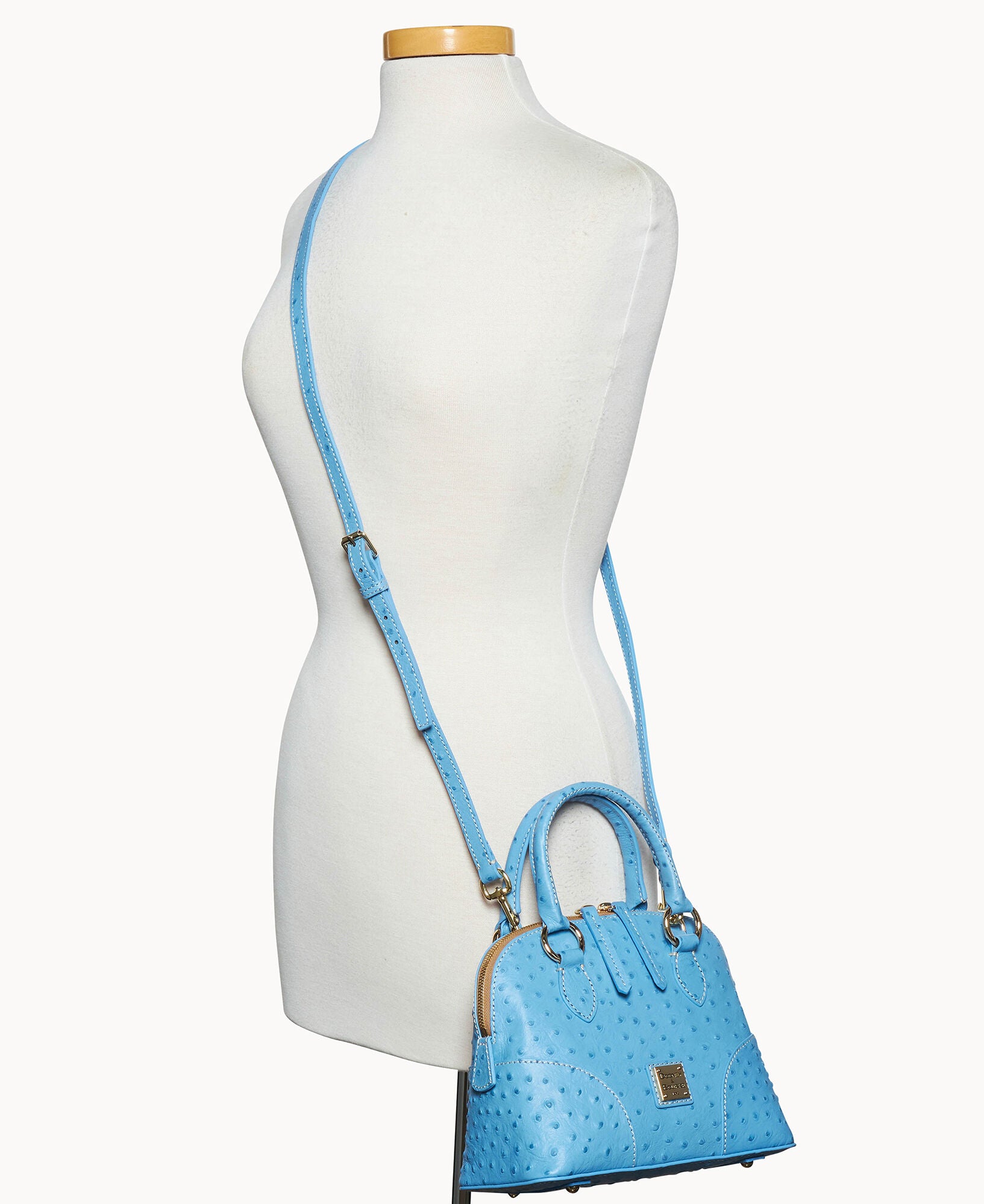 Ostrich Small Satchel - Image 16