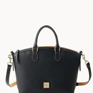 Lucca Leather Domed Satchel