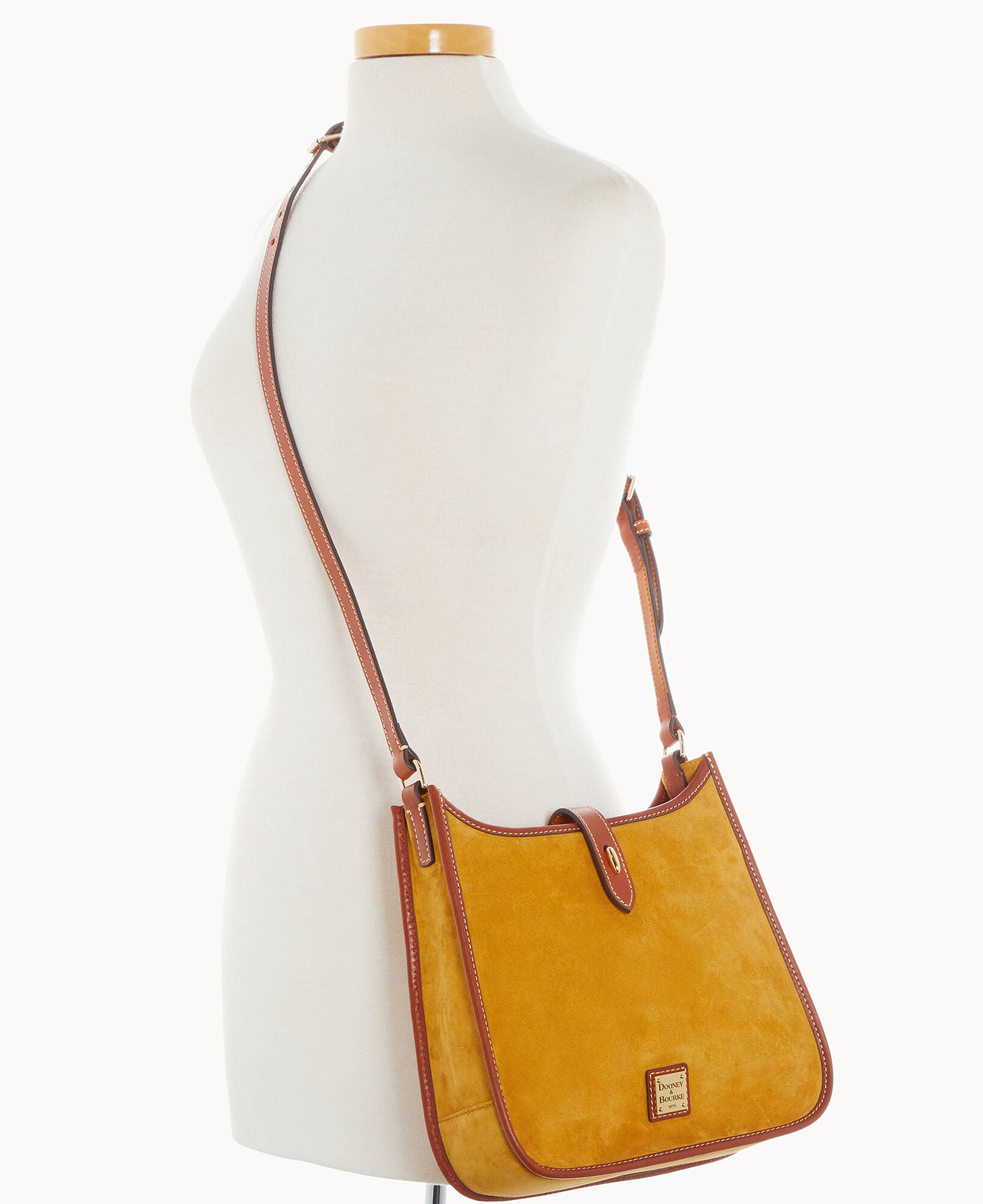 Suede Messenger Crossbody - Image 10