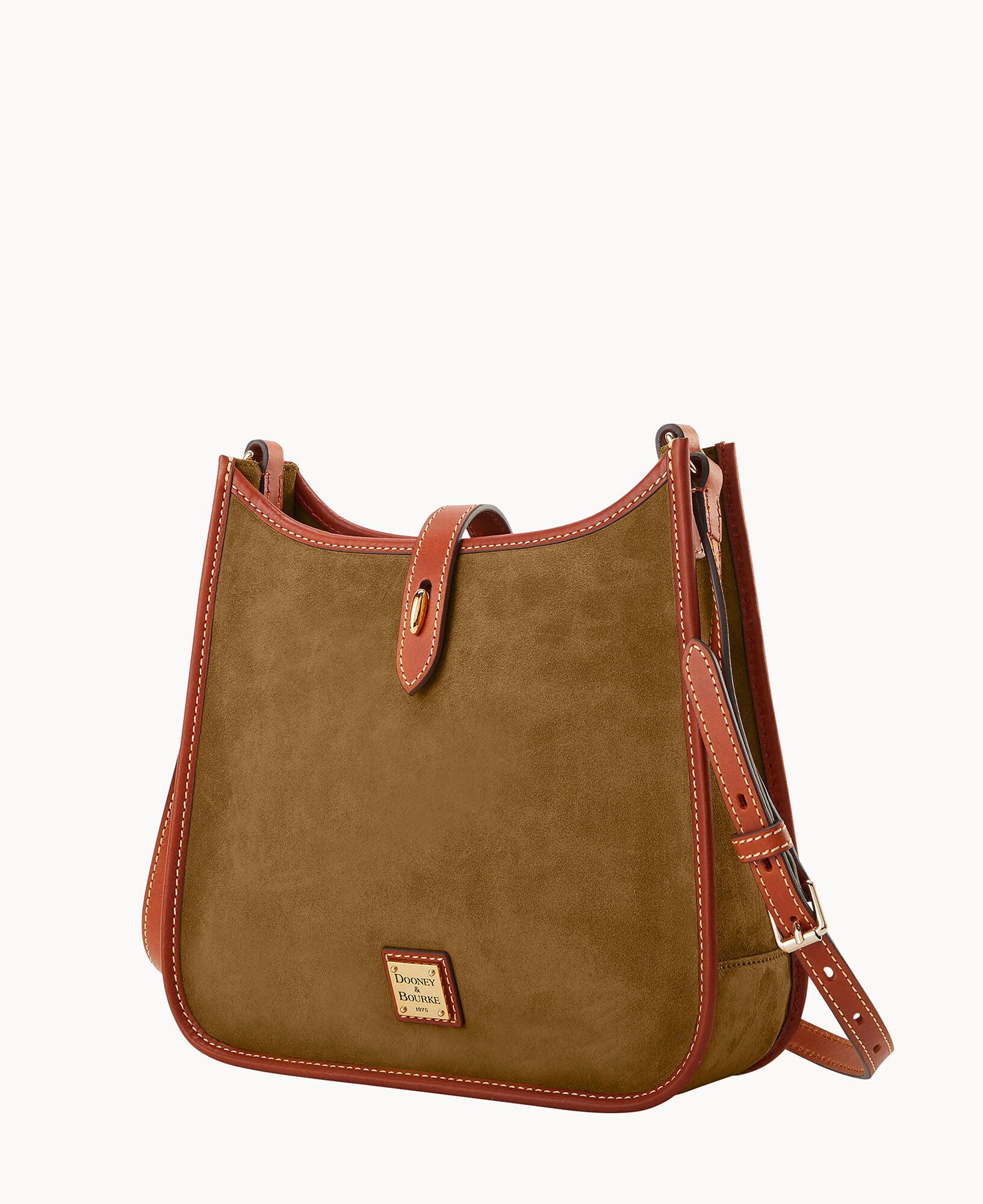 Suede Messenger Crossbody - Image 2