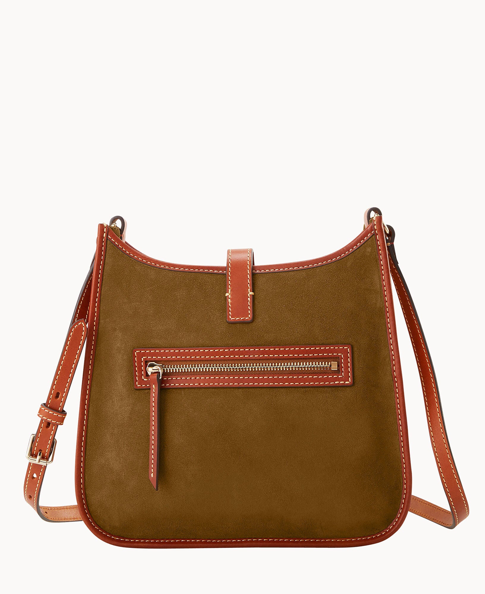 Suede Messenger Crossbody - Image 4