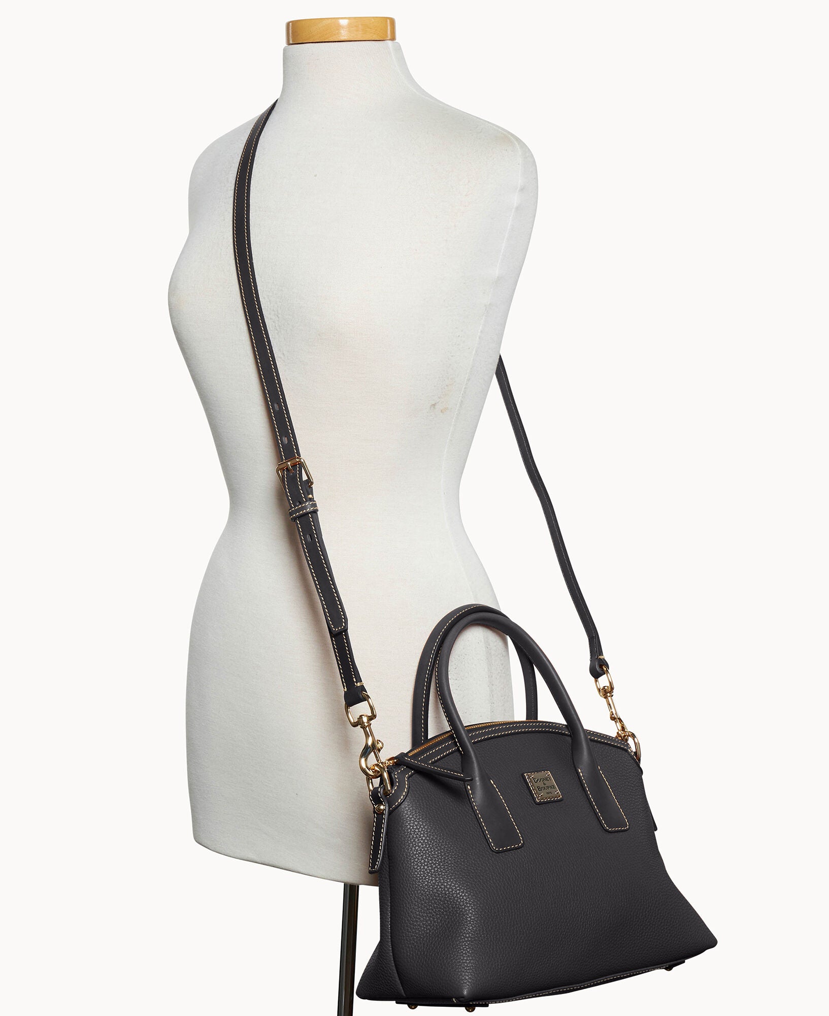 Pebble Grain Domed Satchel - Image 20