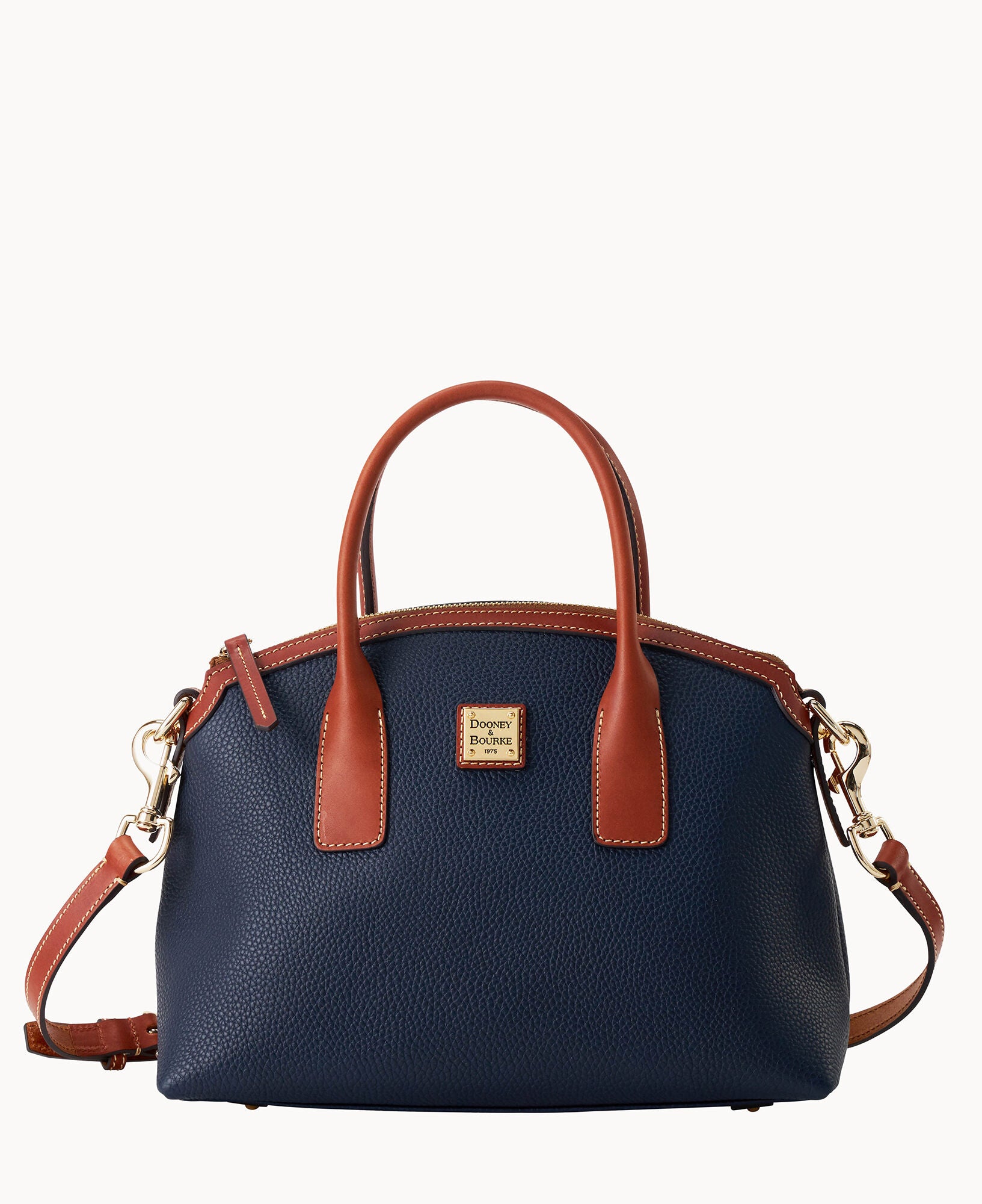 Pebble Grain Domed Satchel - Image 9