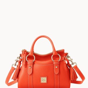 Lucca Leather Satchel With Pocket