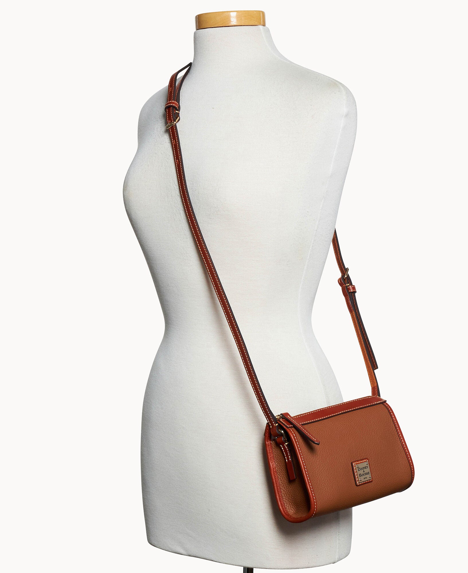 Pebble Grain Small East West Crossbody - Image 12