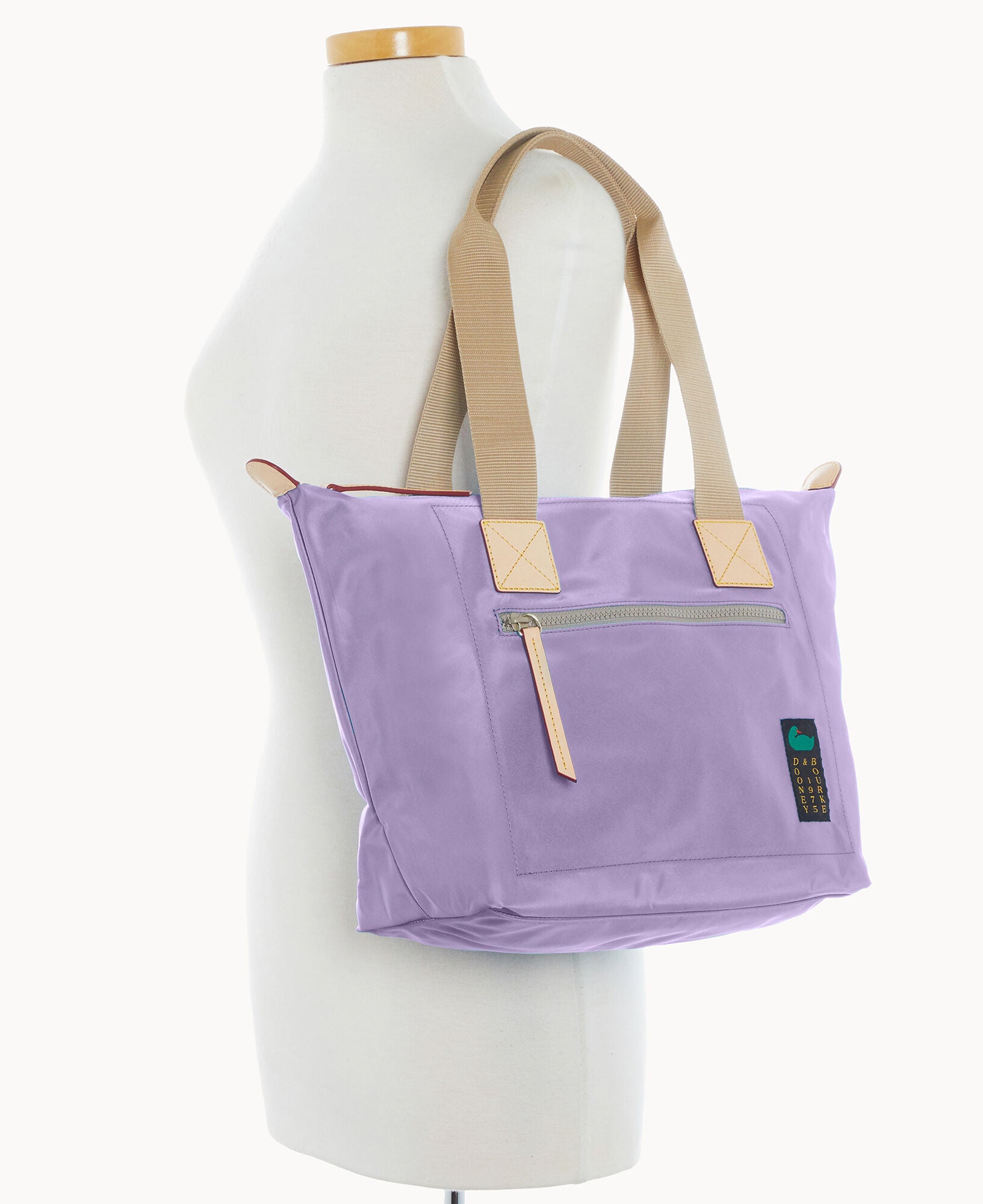Nylon Front Zip Tote - Image 20