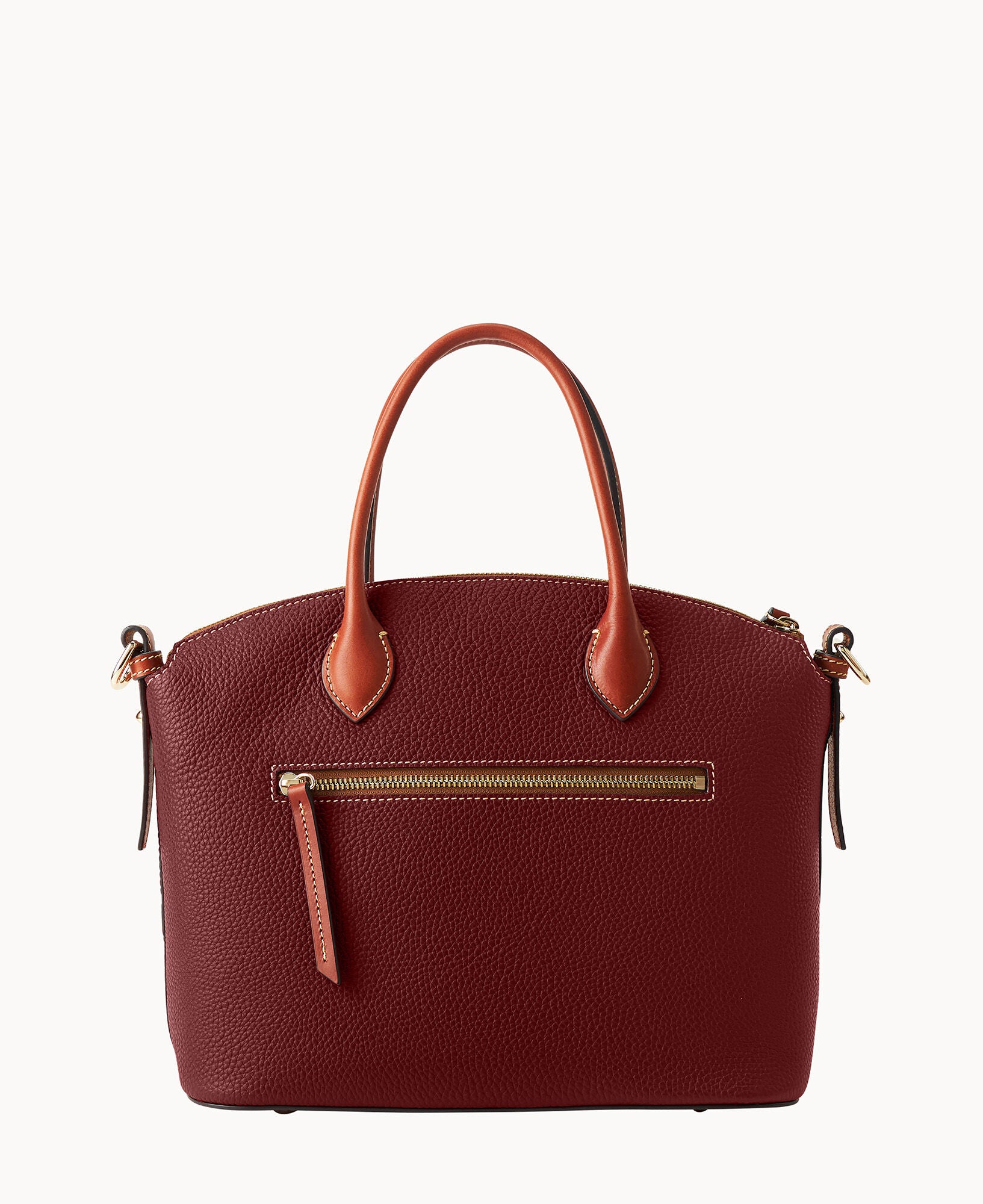 Pebble Grain Domed Satchel - Image 9