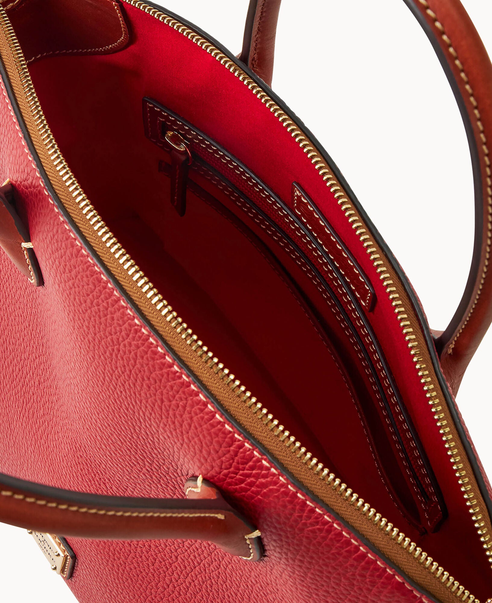 Pebble Grain Domed Satchel - Image 23