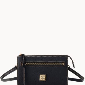 Pebble Grain Multi Zip Crossbody