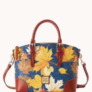 Maple Leaf Small Domed Satchel