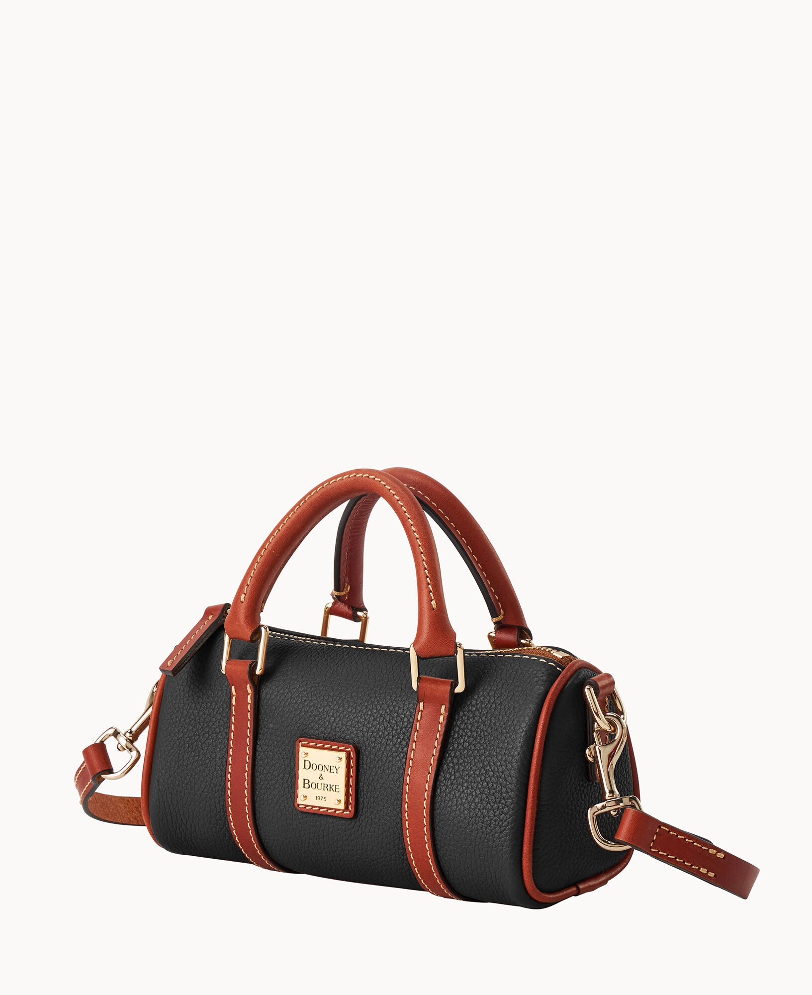 Pebble Grain Crossbody Barrel Satchel 20 - Image 2