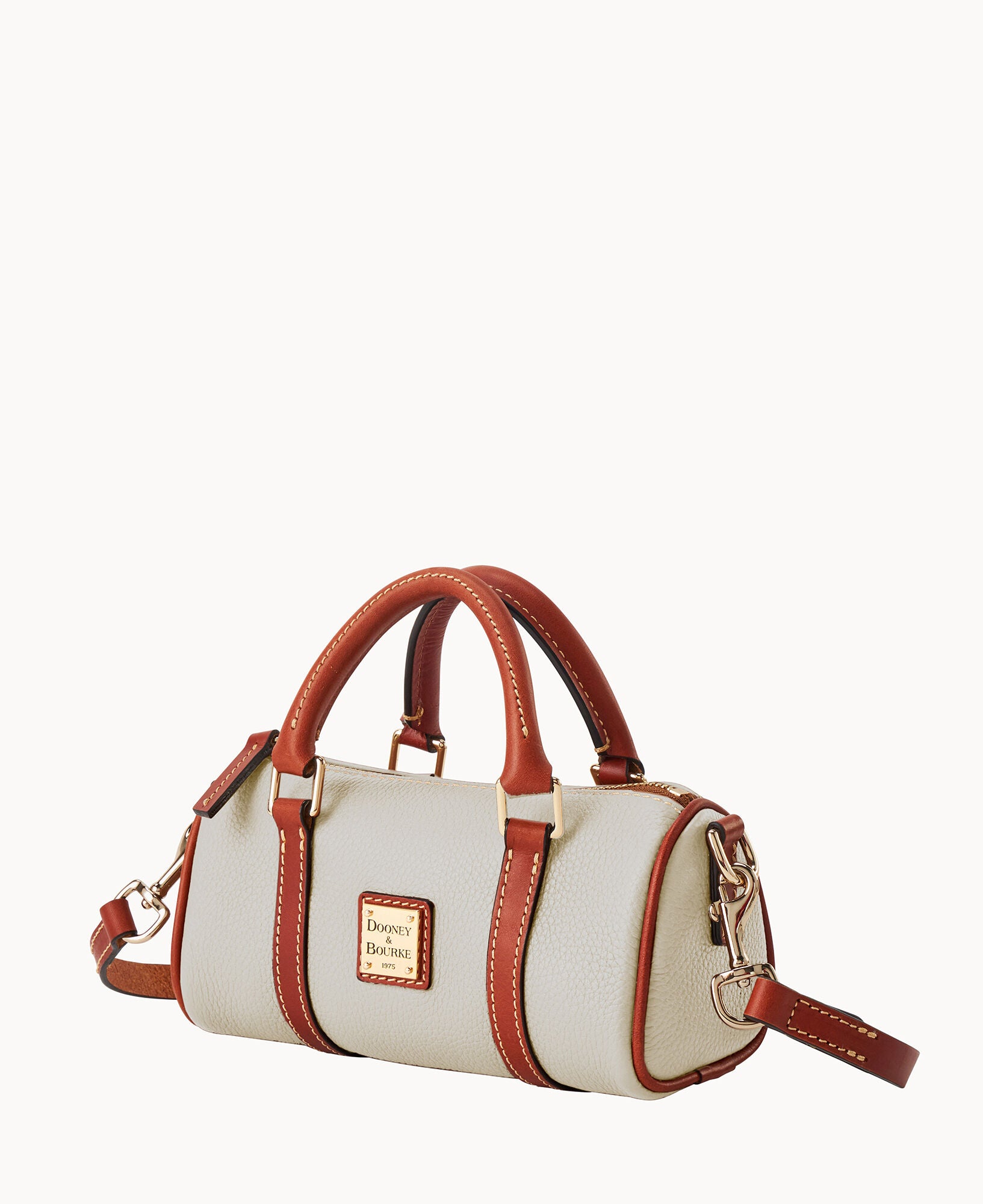 Pebble Grain Crossbody Barrel Satchel 20 - Image 6