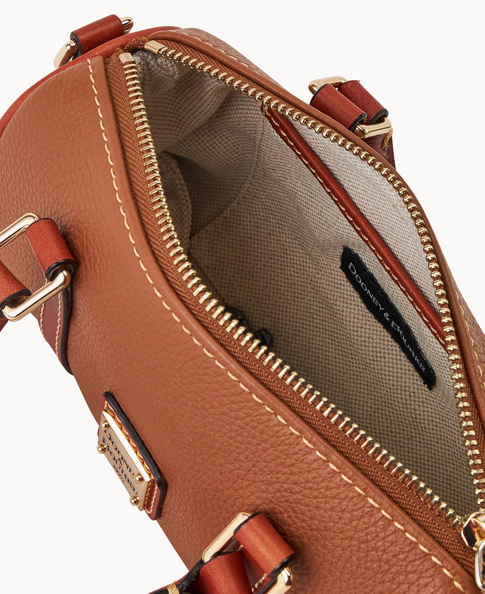Pebble Grain Crossbody Barrel Satchel 20 - Image 15