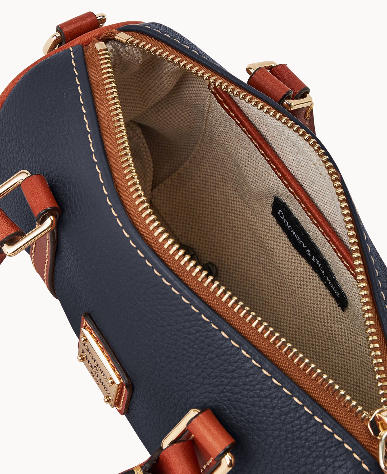 Pebble Grain Crossbody Barrel Satchel 20 - Image 19