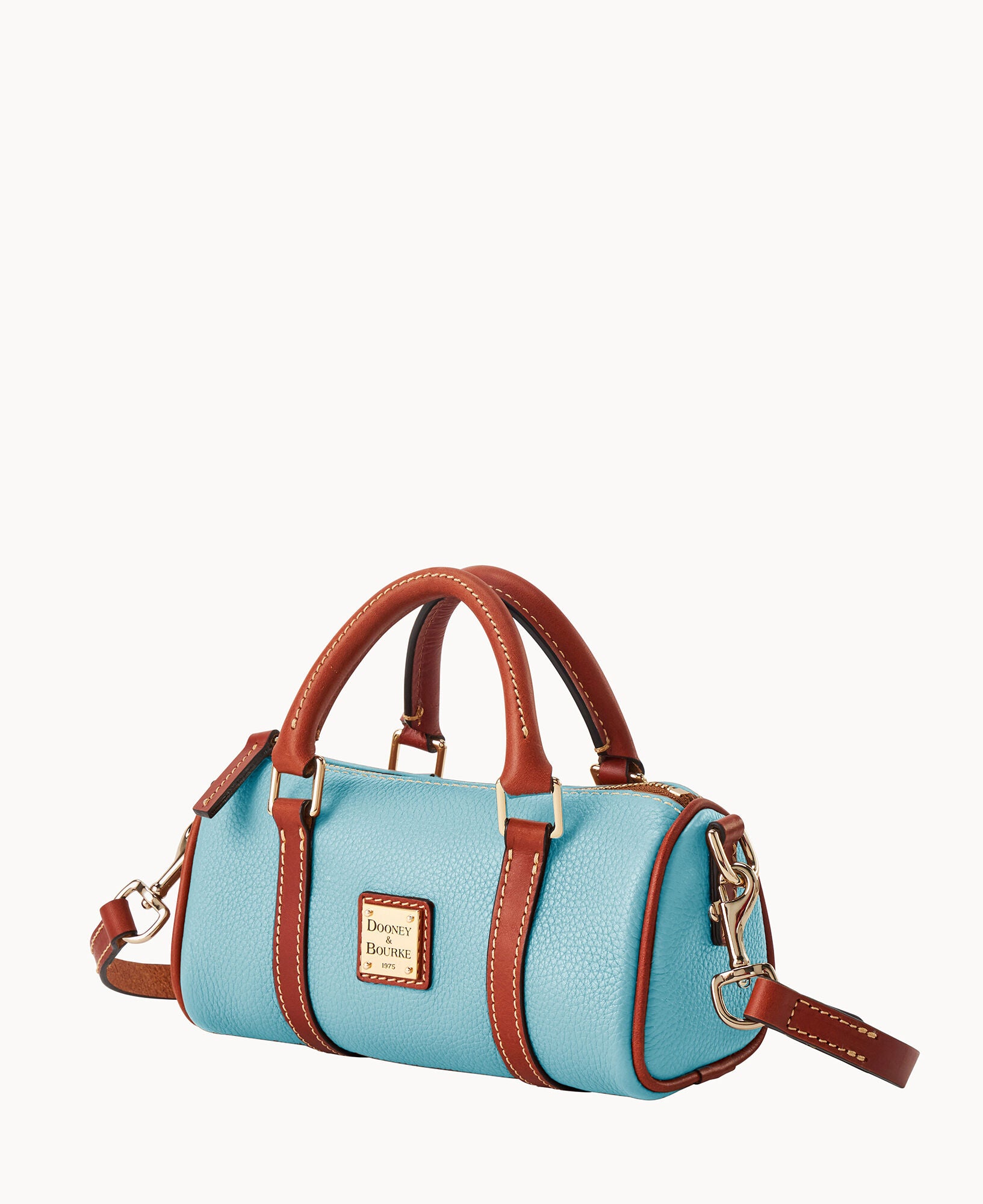 Pebble Grain Crossbody Barrel Satchel 20 - Image 30