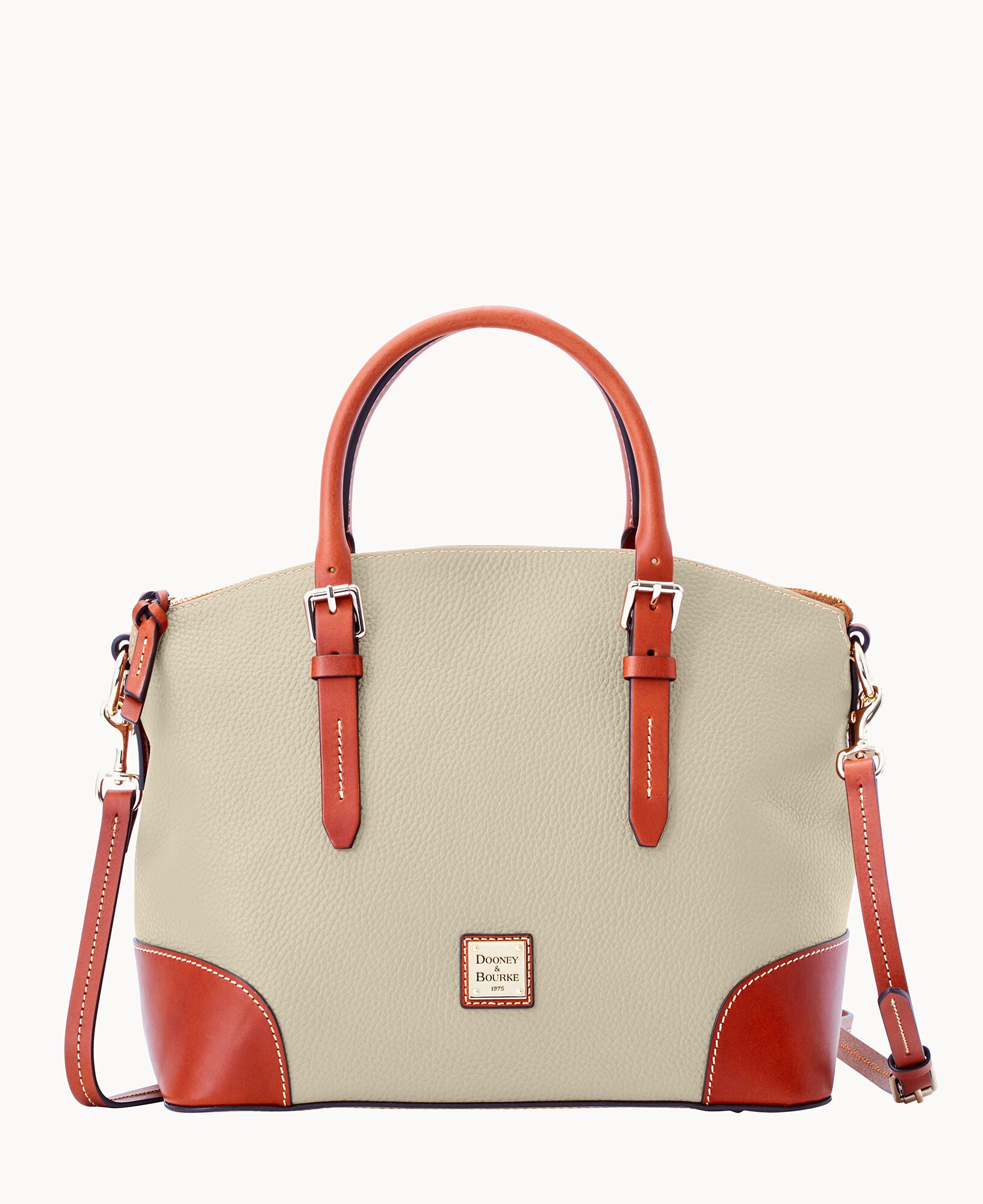 Pebble Grain Domed Satchel - Image 26