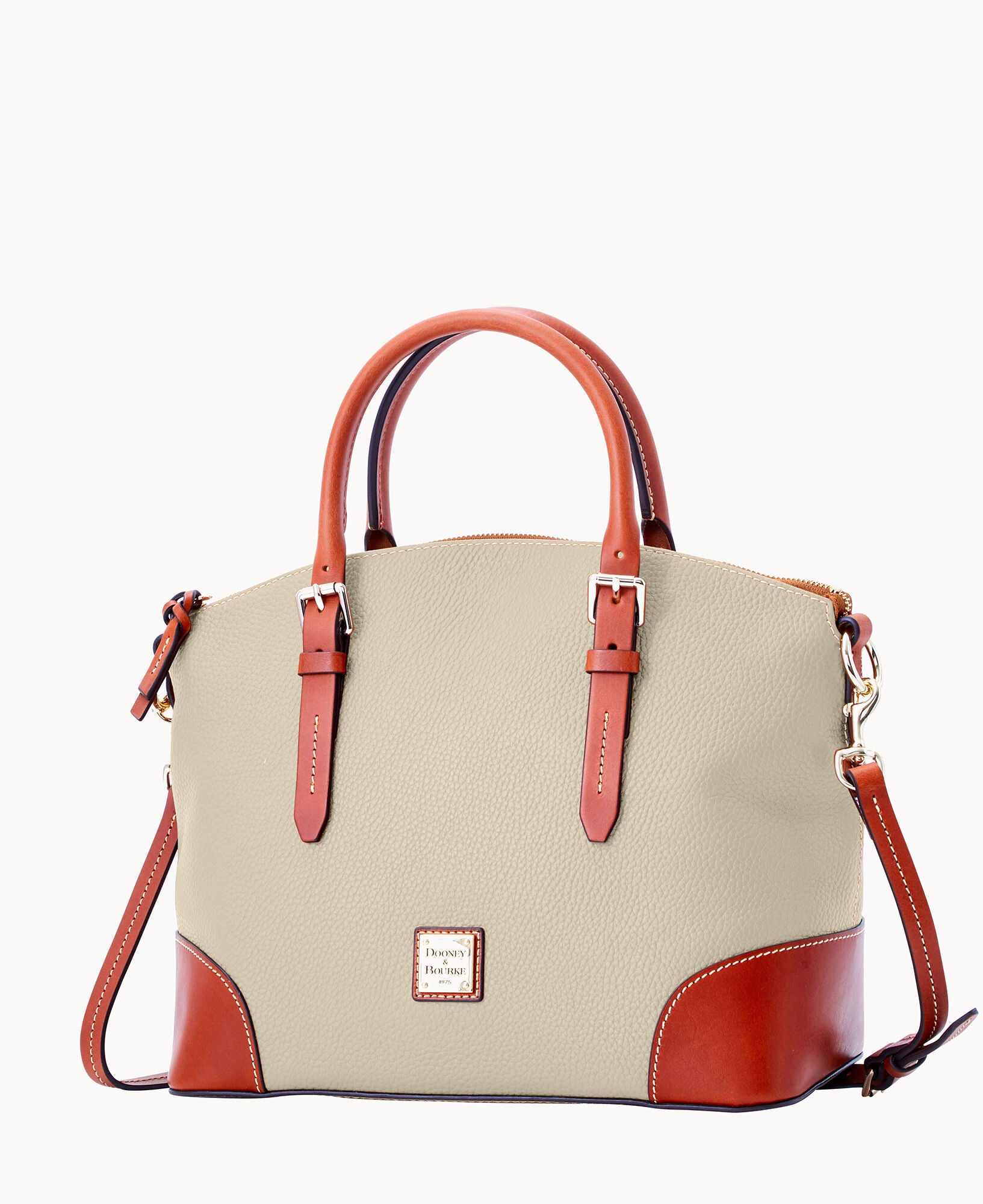 Pebble Grain Domed Satchel - Image 27