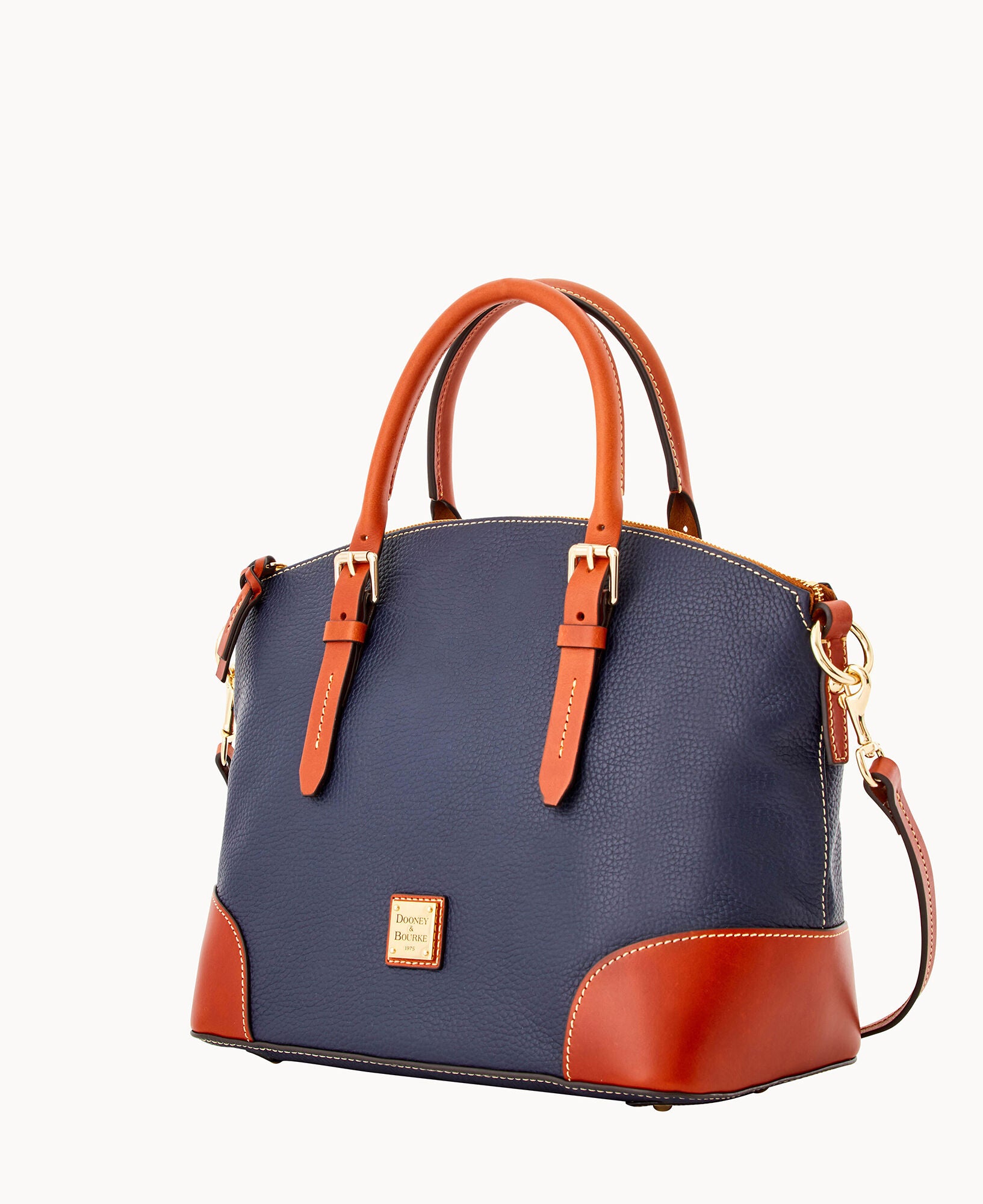 Pebble Grain Domed Satchel - Image 2