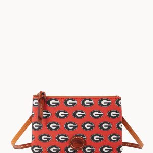 Collegiate University of Georgia Top Zip Crossbody