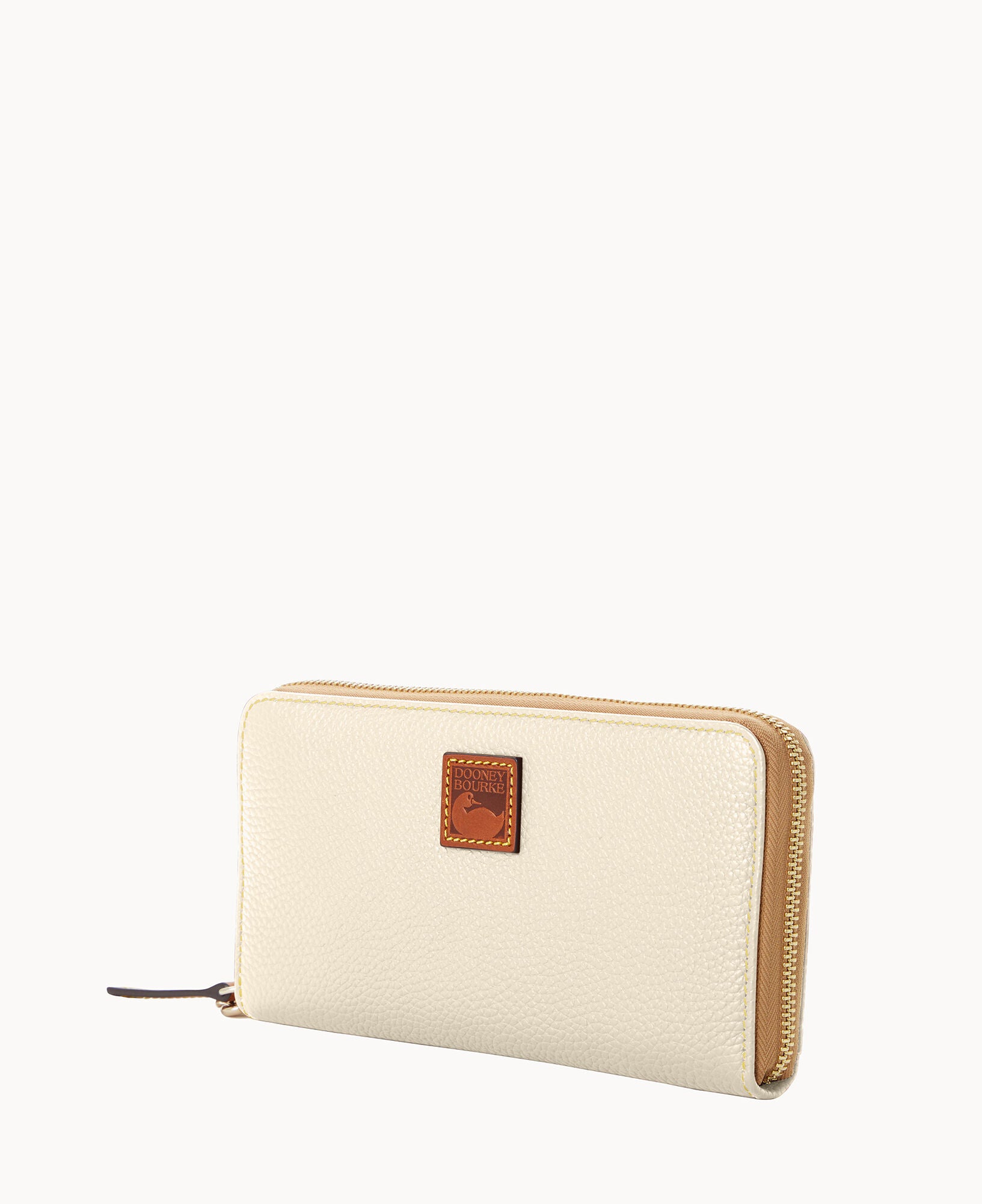 Pebble Grain Large Zip Around Wristlet - Image 23