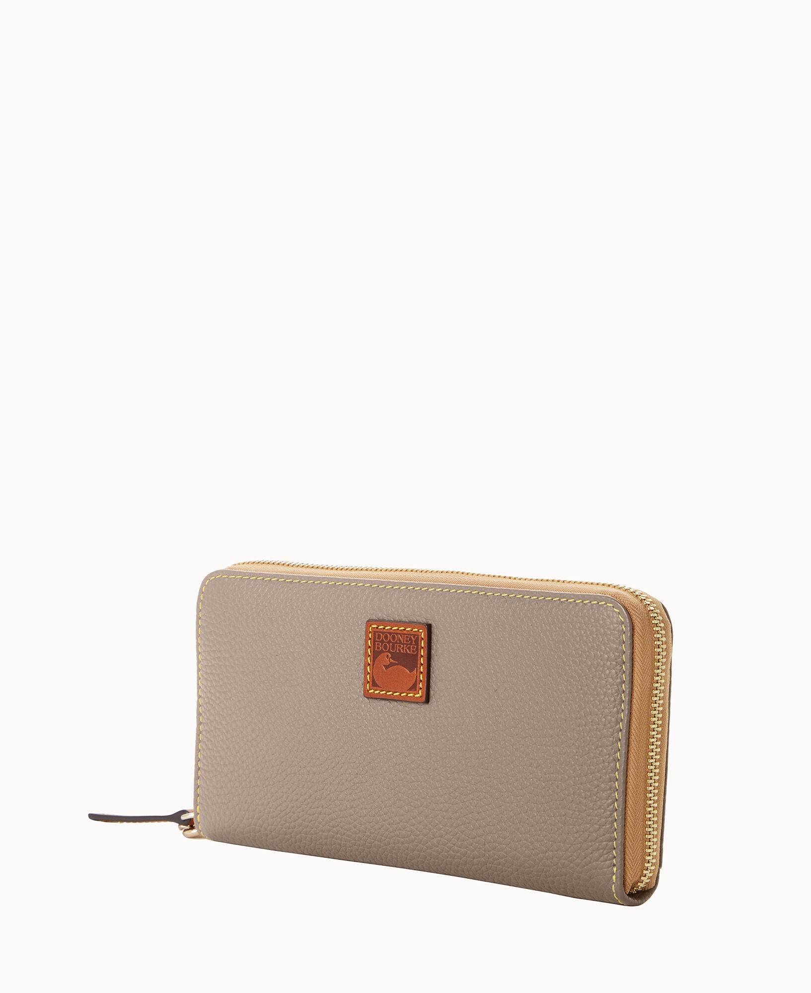 Pebble Grain Large Zip Around Wristlet - Image 2