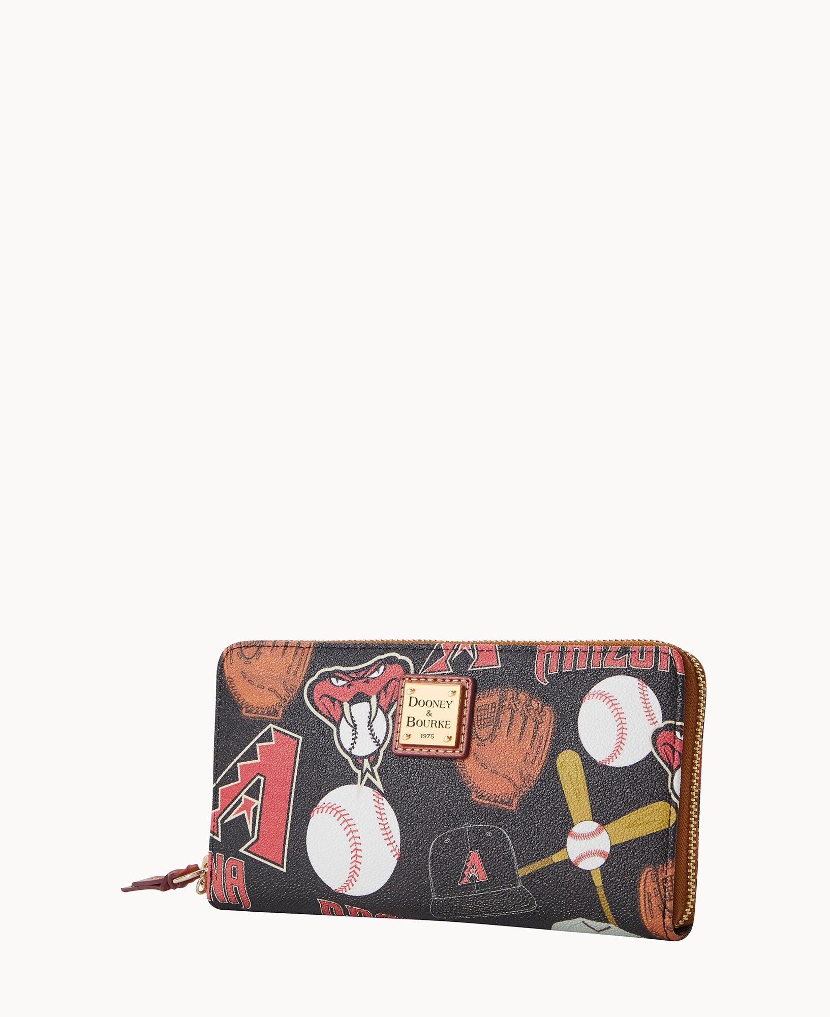 MLB Diamondbacks Large Zip Around Wristlet - Image 2