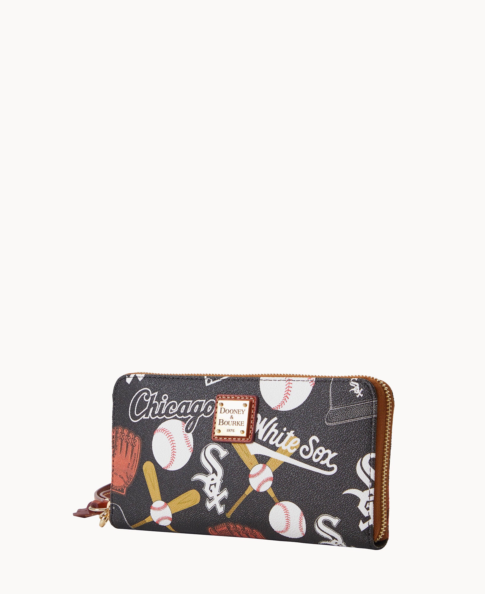 MLB White Sox Large Zip Around Wristlet - Image 2