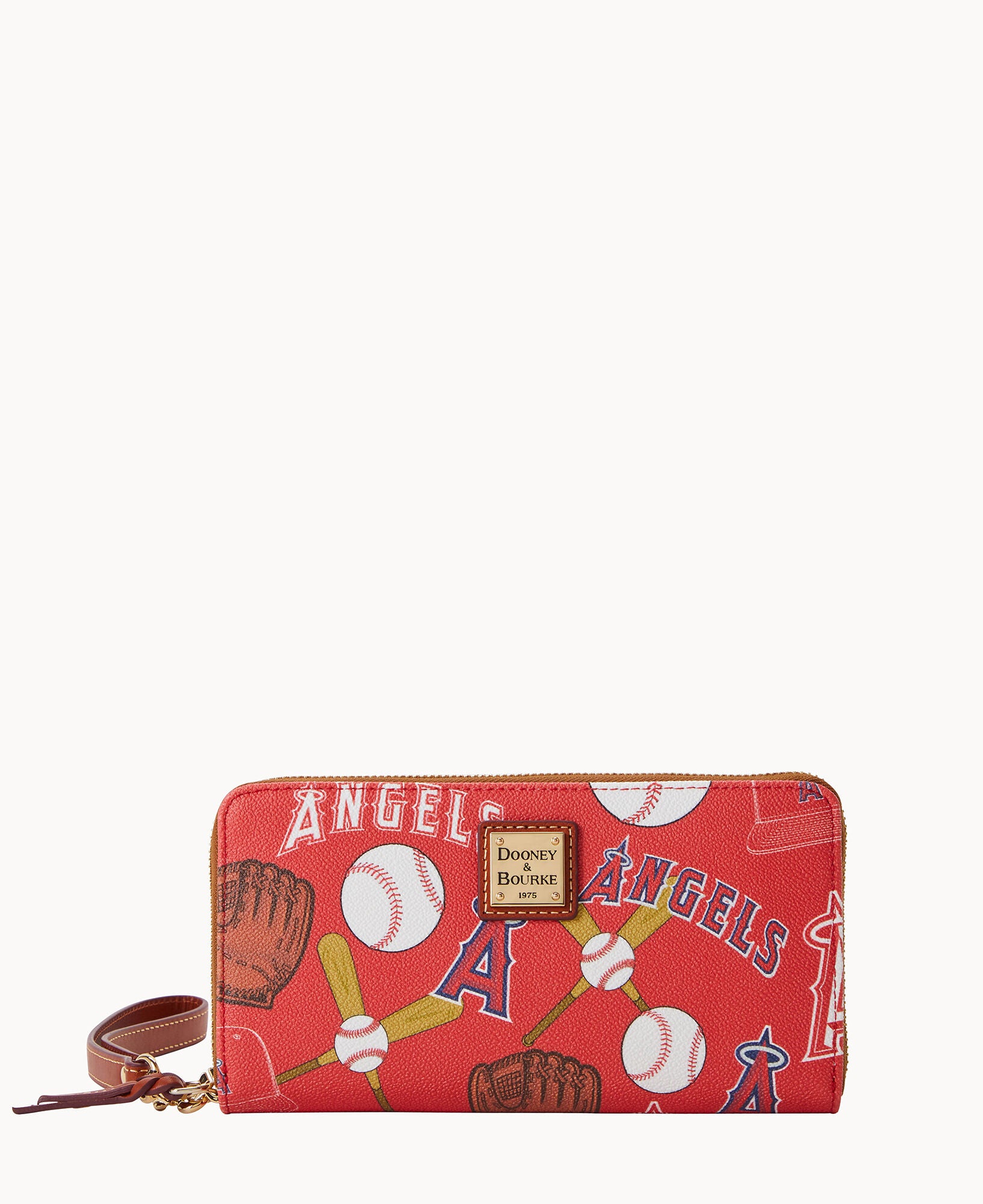 MLB Angels Large Zip Around Wristlet - Image 4