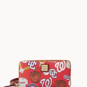 MLB Nationals Large Zip Around Wristlet