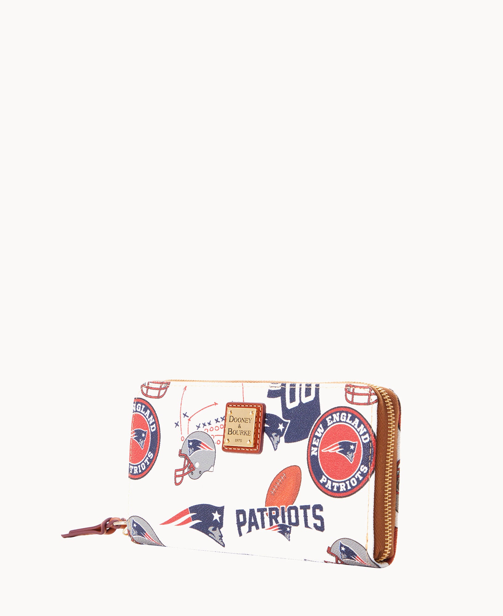 NFL Patriots Large Zip Around Wristlet - Image 2