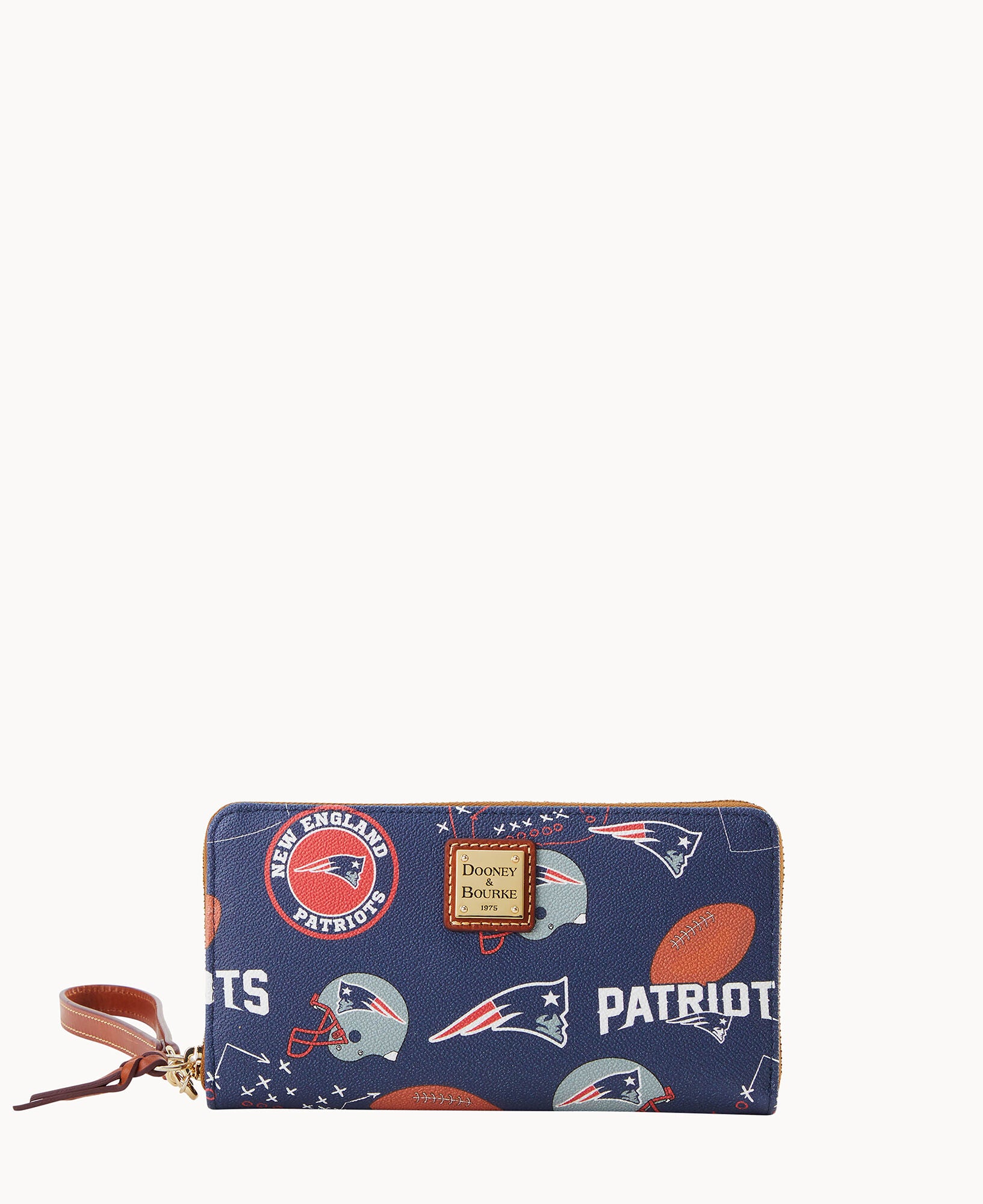 NFL Patriots Large Zip Around Wristlet - Image 4