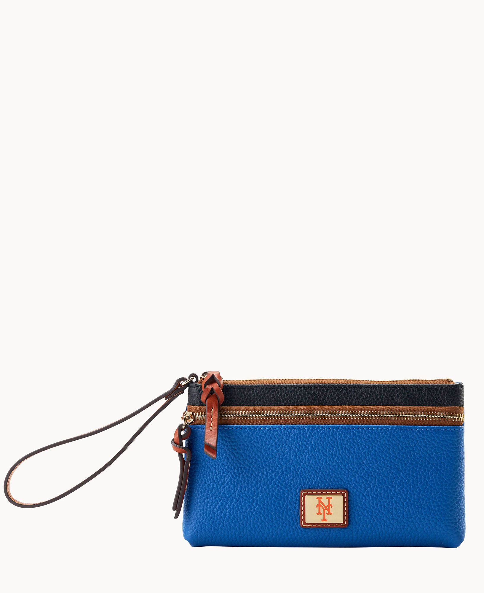 MLB Mets Double Zip Wristlet