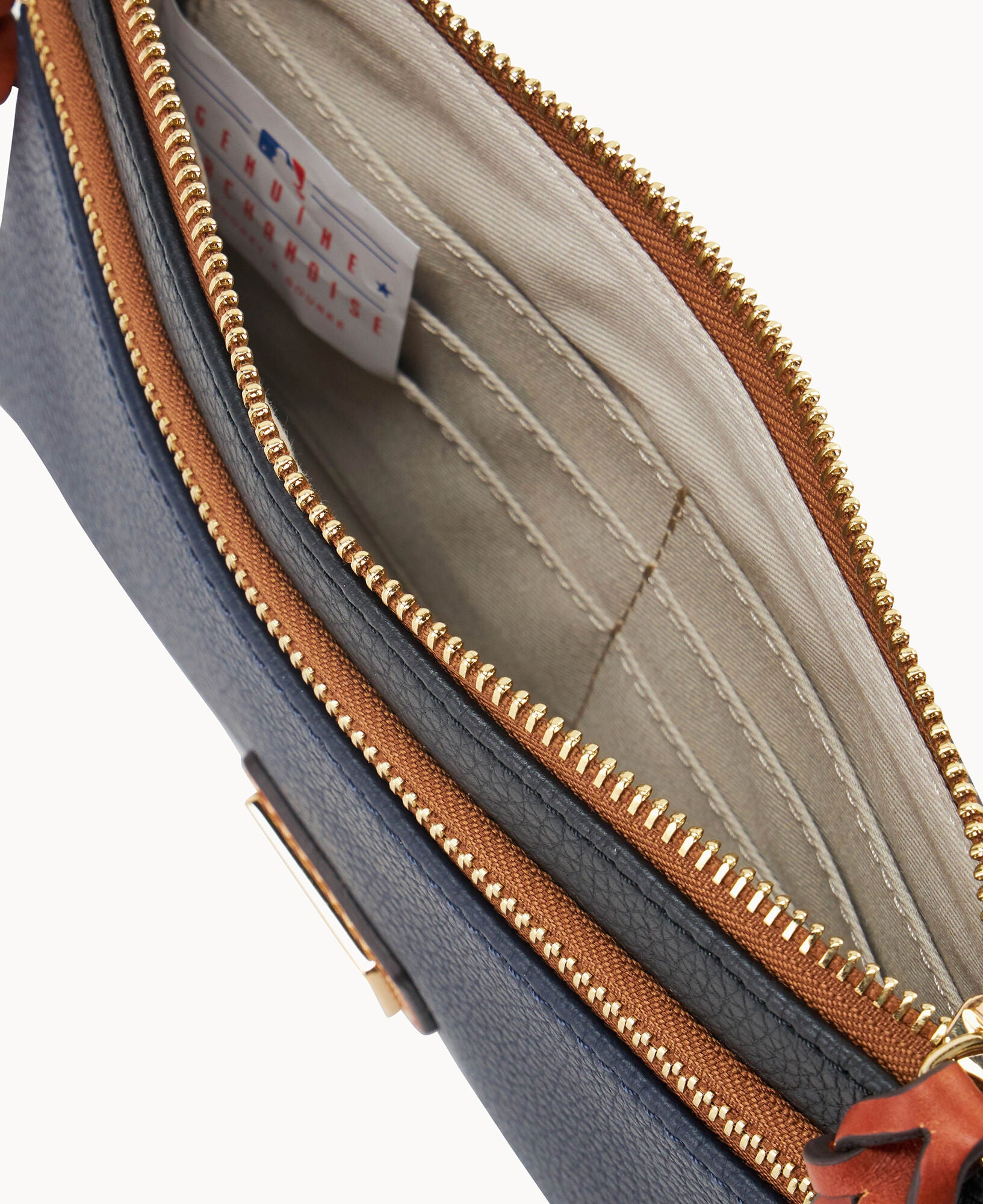MLB Tigers Double Zip Wristlet - Image 3