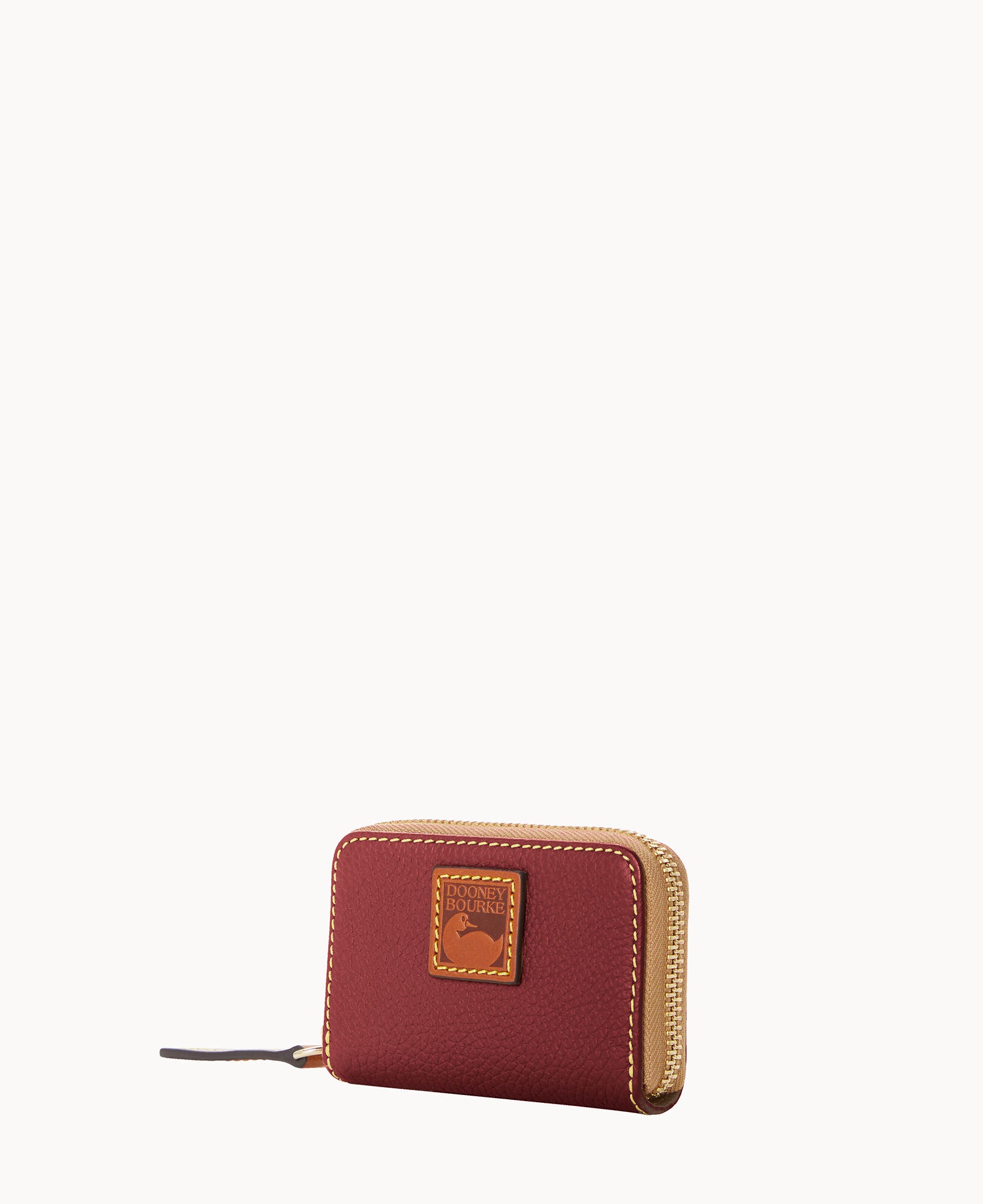 Pebble Grain Zip Around Credit Card Case - Image 2
