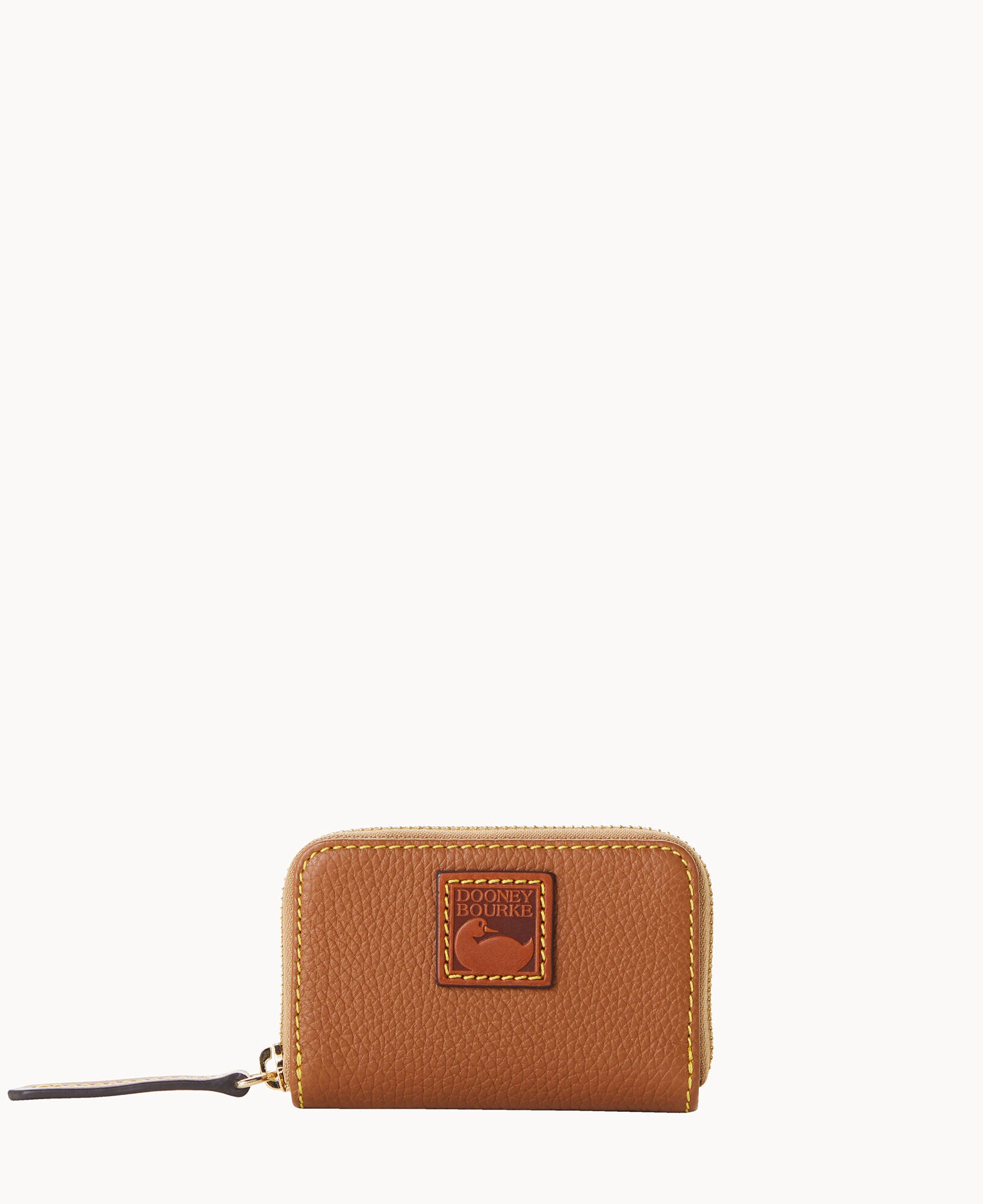 Pebble Grain Zip Around Credit Card Case - Image 28
