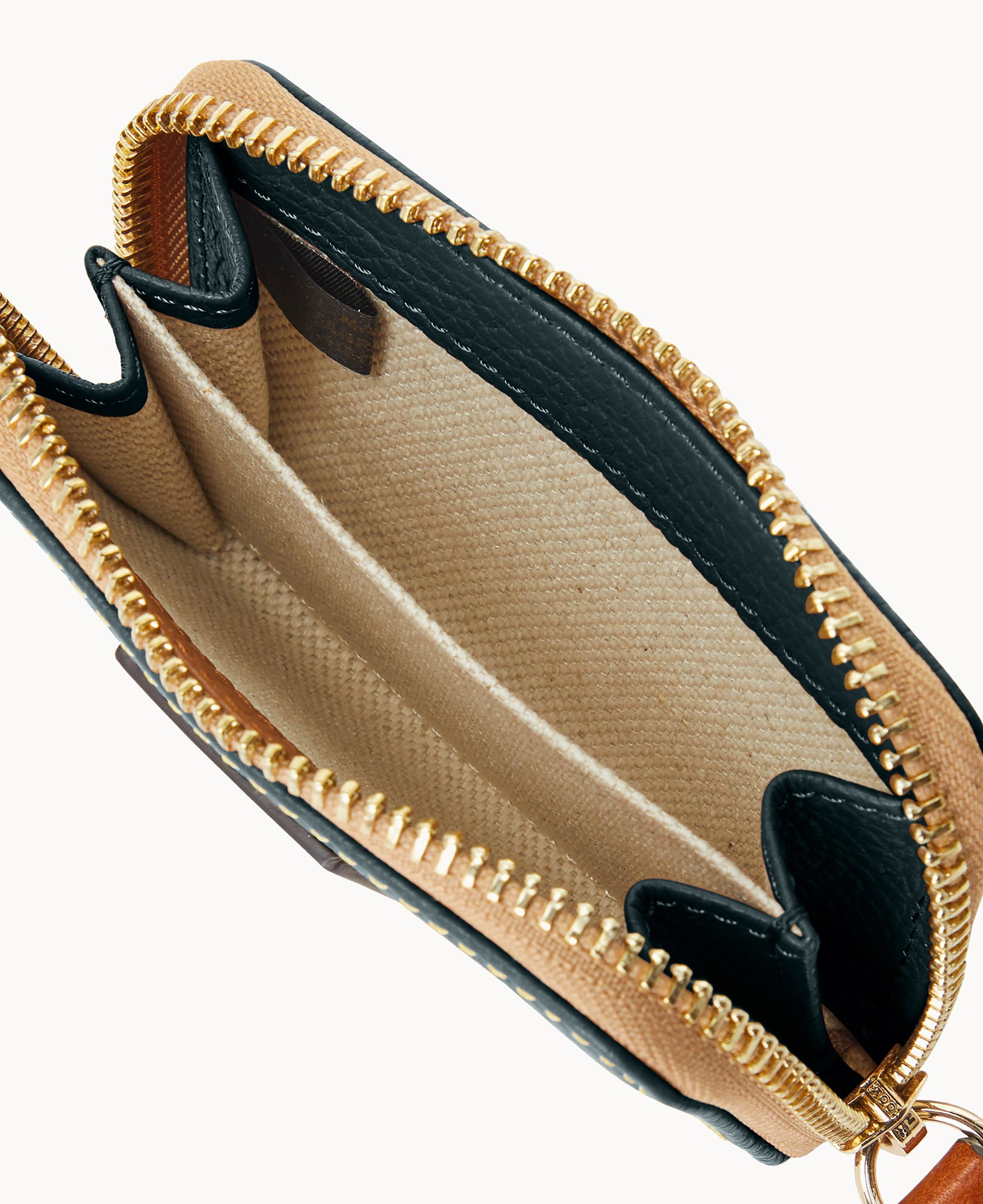 Pebble Grain Zip Around Credit Card Case - Image 18