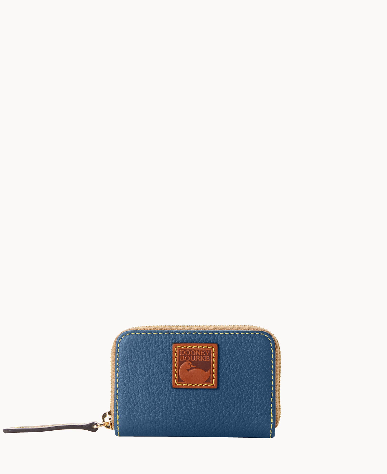 Pebble Grain Zip Around Credit Card Case - Image 13
