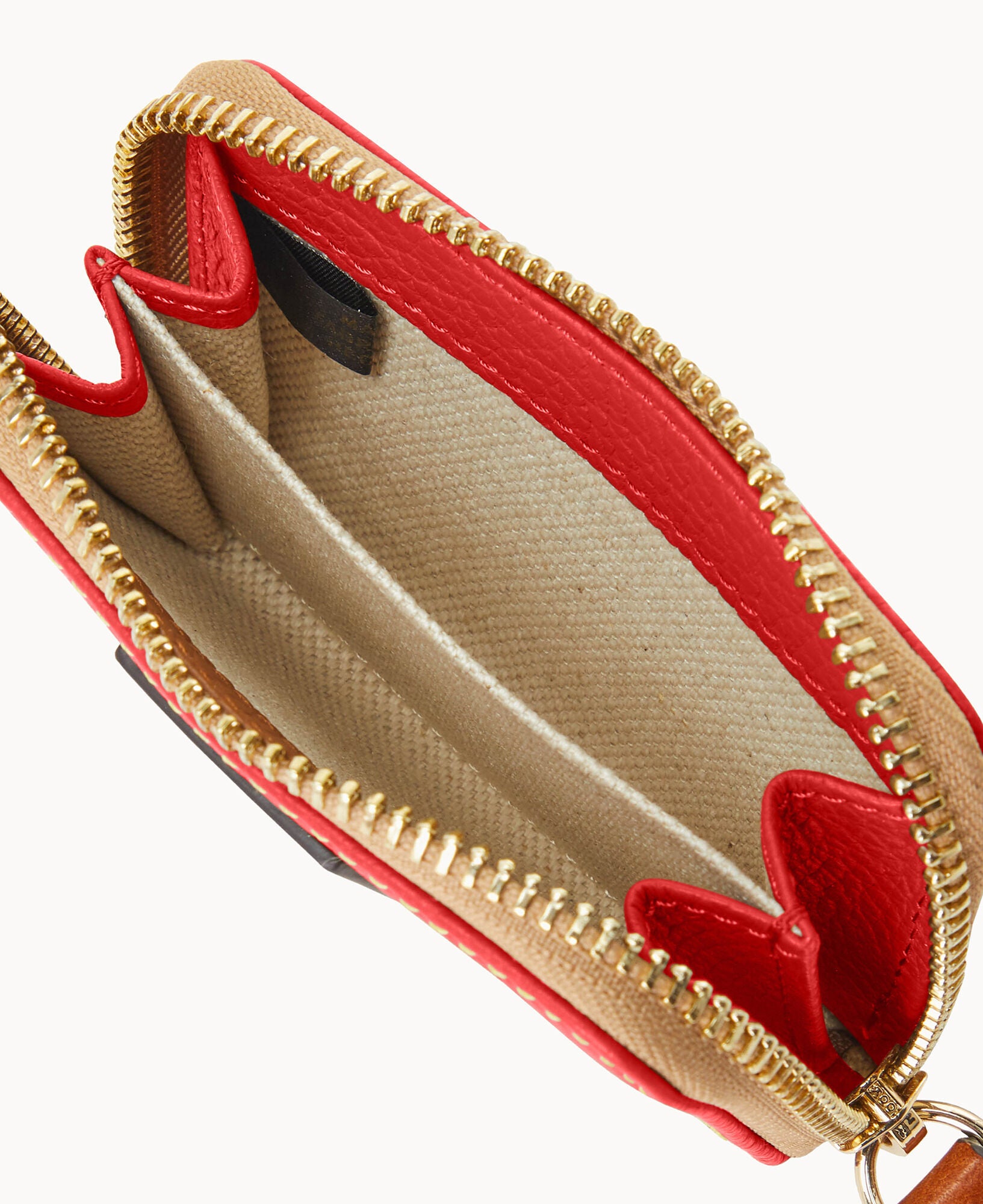 Pebble Grain Zip Around Credit Card Case - Image 24