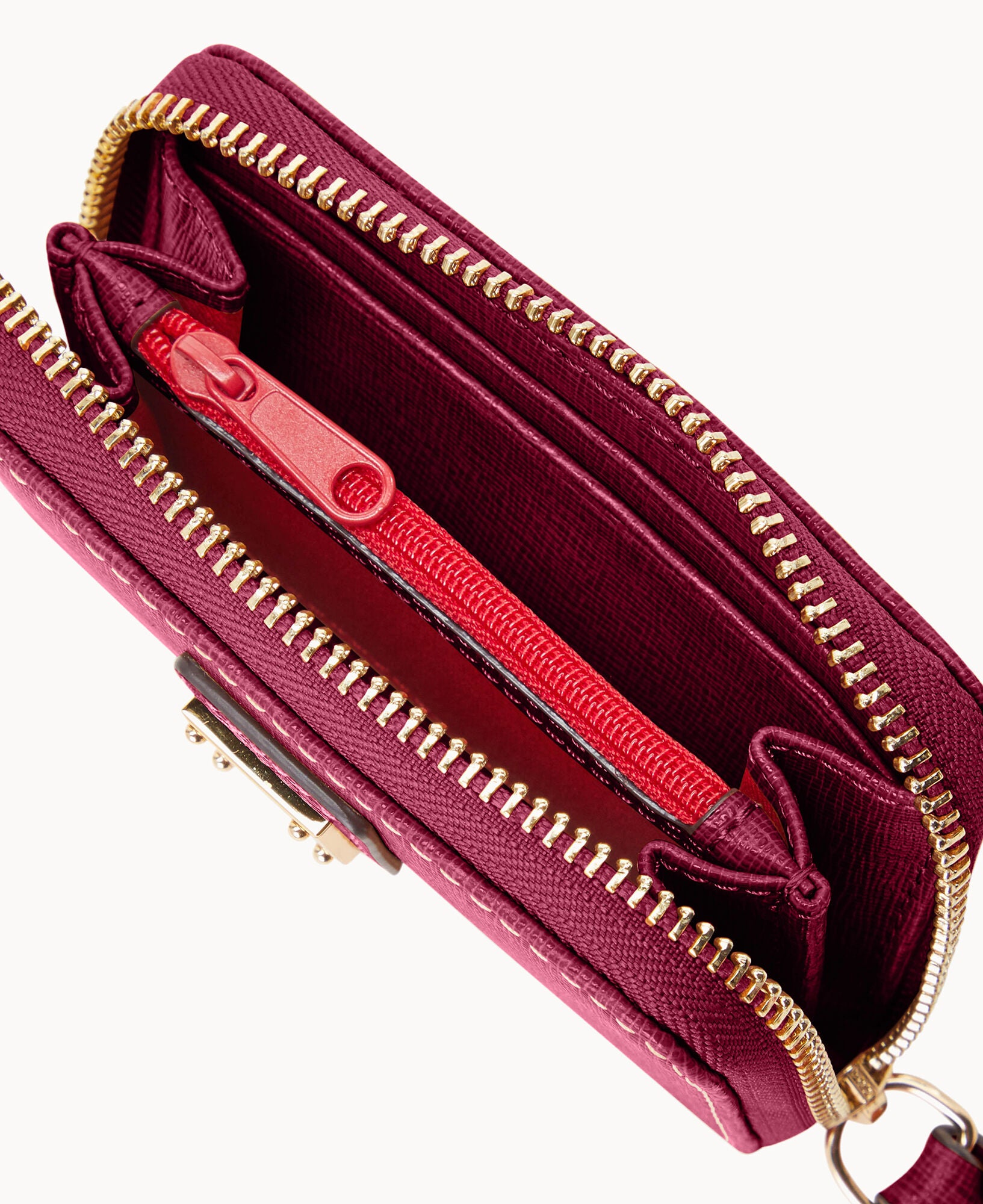 Saffiano Large Zip Around Credit Card Case - Image 24