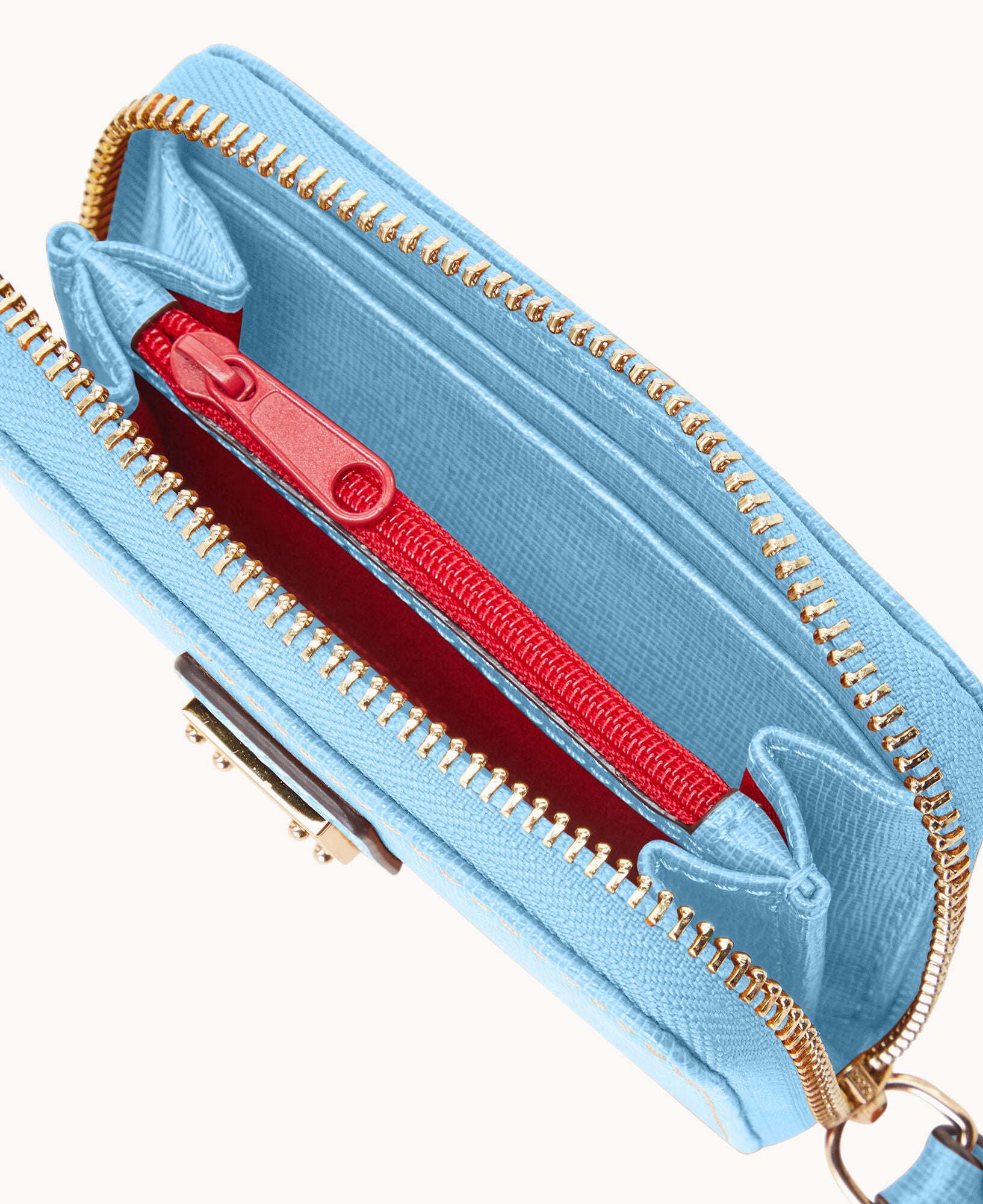 Saffiano Large Zip Around Credit Card Case - Image 21